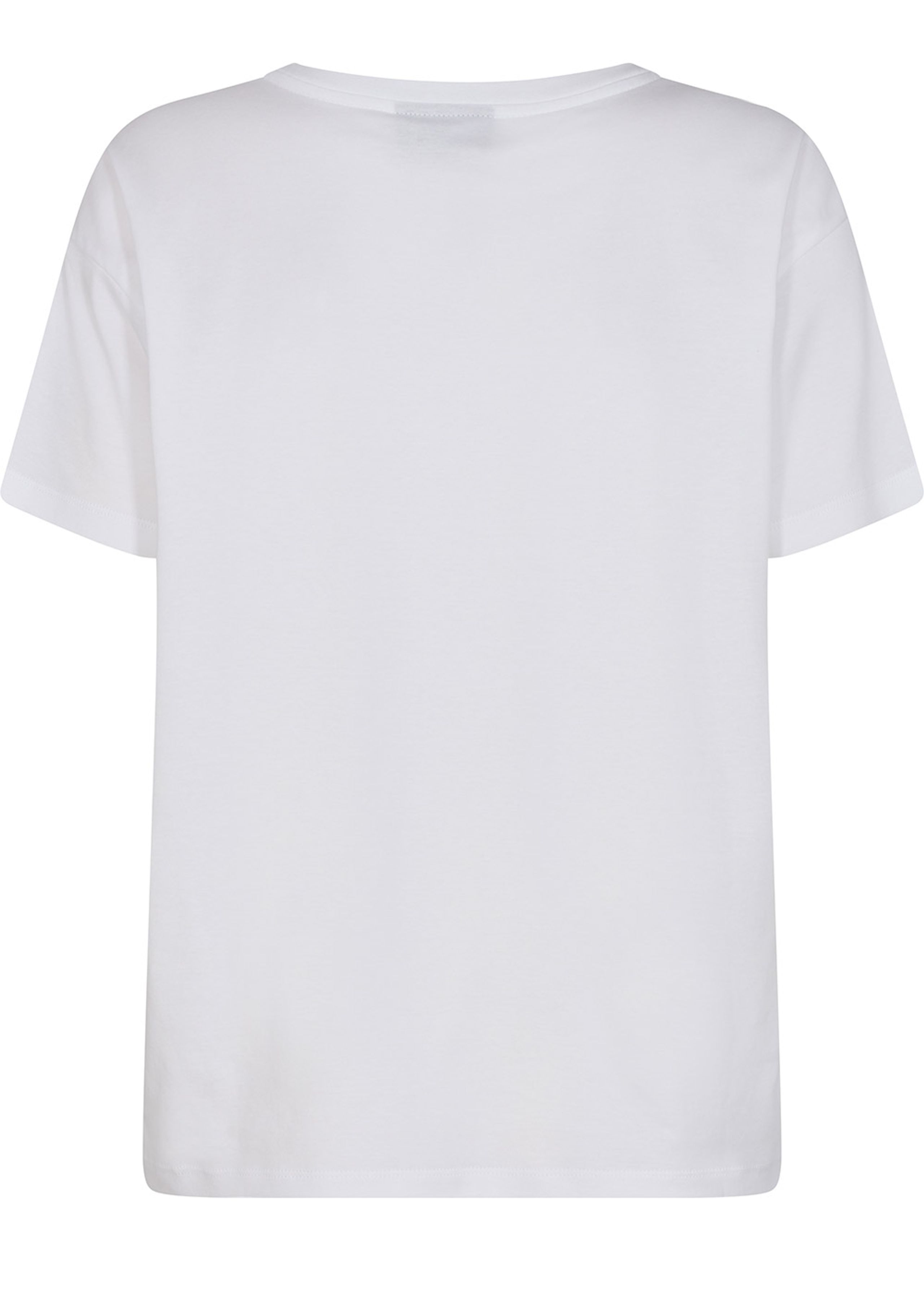 Mos Mosh - T-shirt - Leah O-SS Stud Tee - White