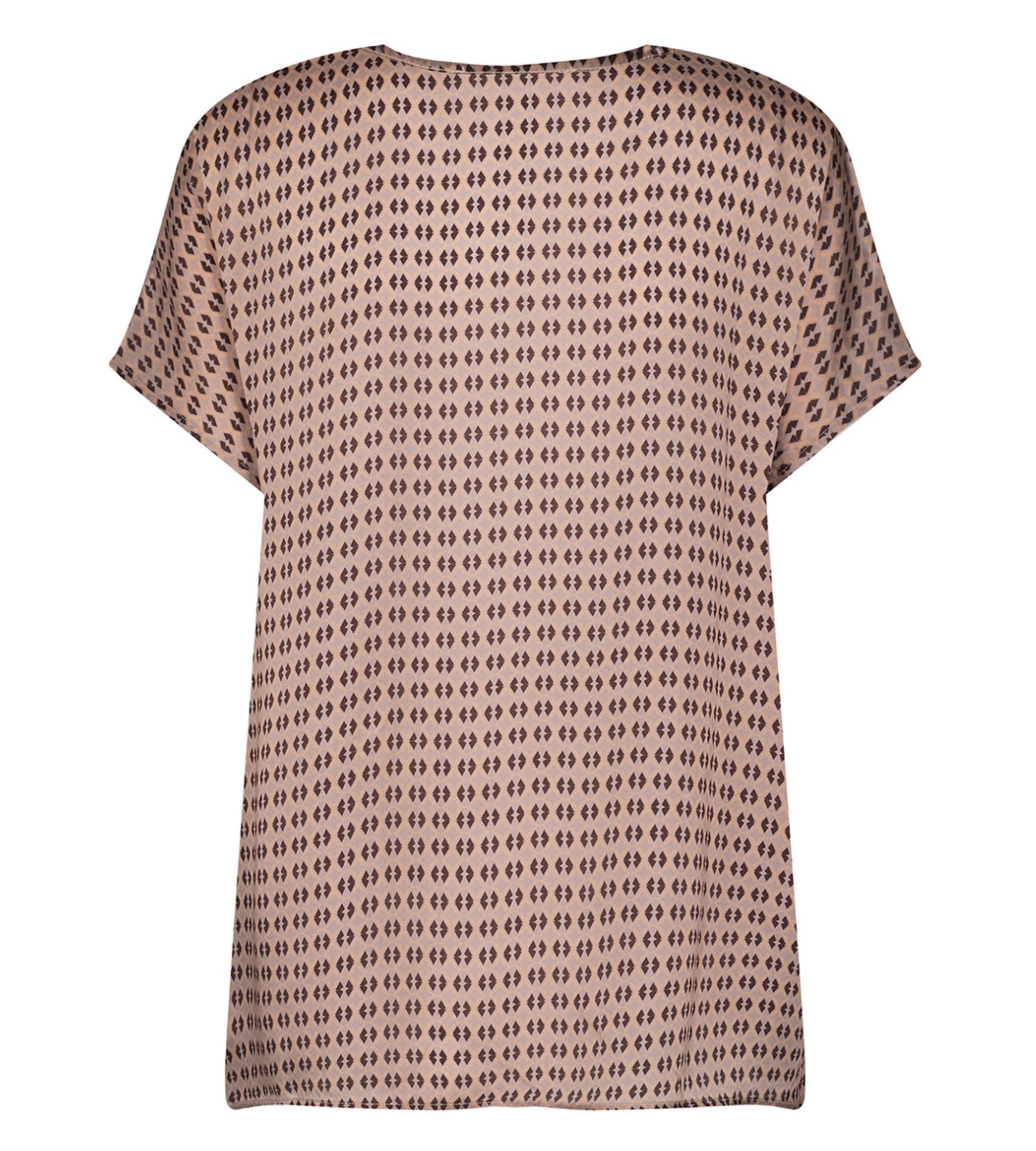 Mos Mosh - Top - Ariana Retro Blouse - Wet Weather