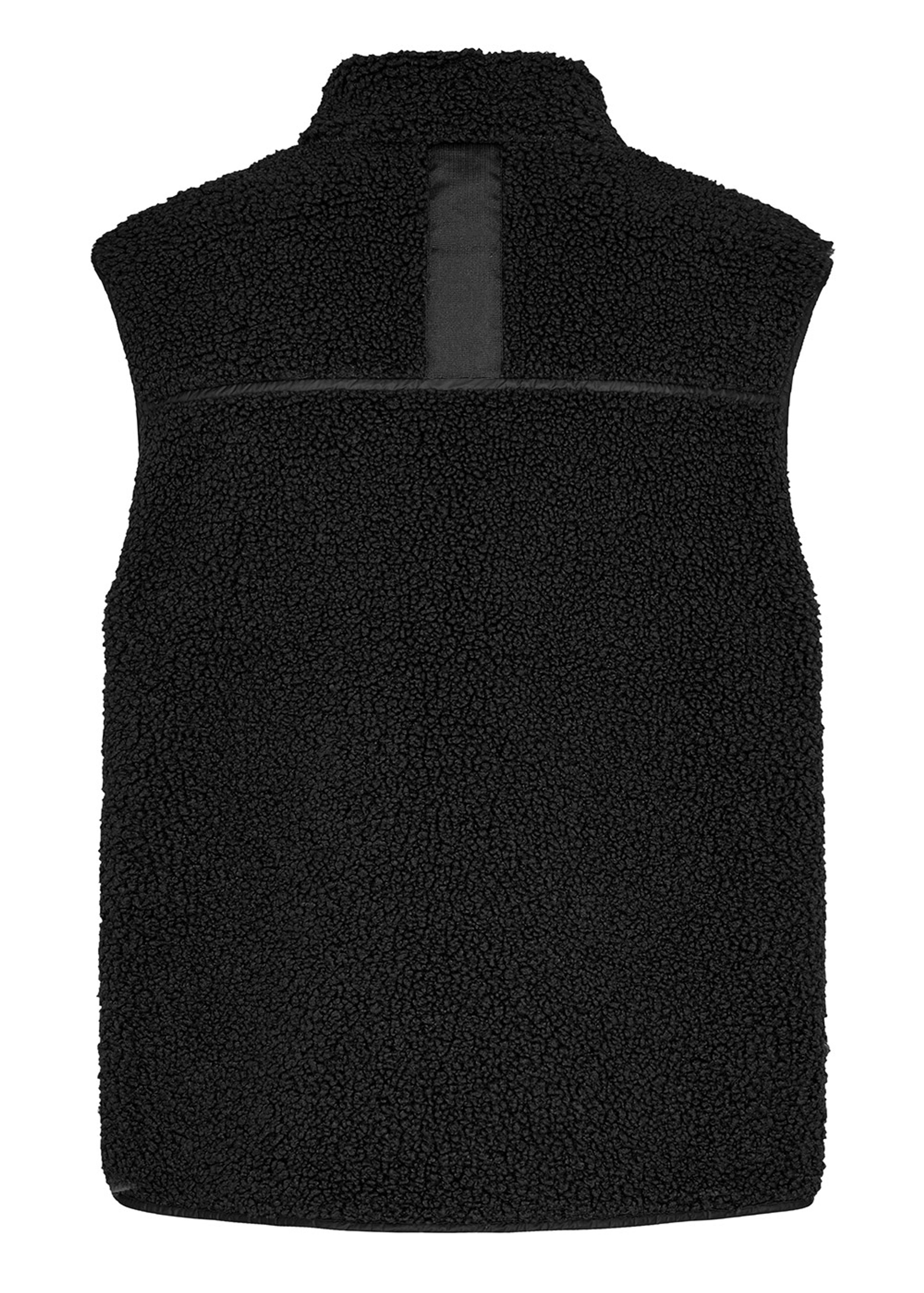 Mos Mosh - Vest - MMRowe Teddy Waistcoat - Black