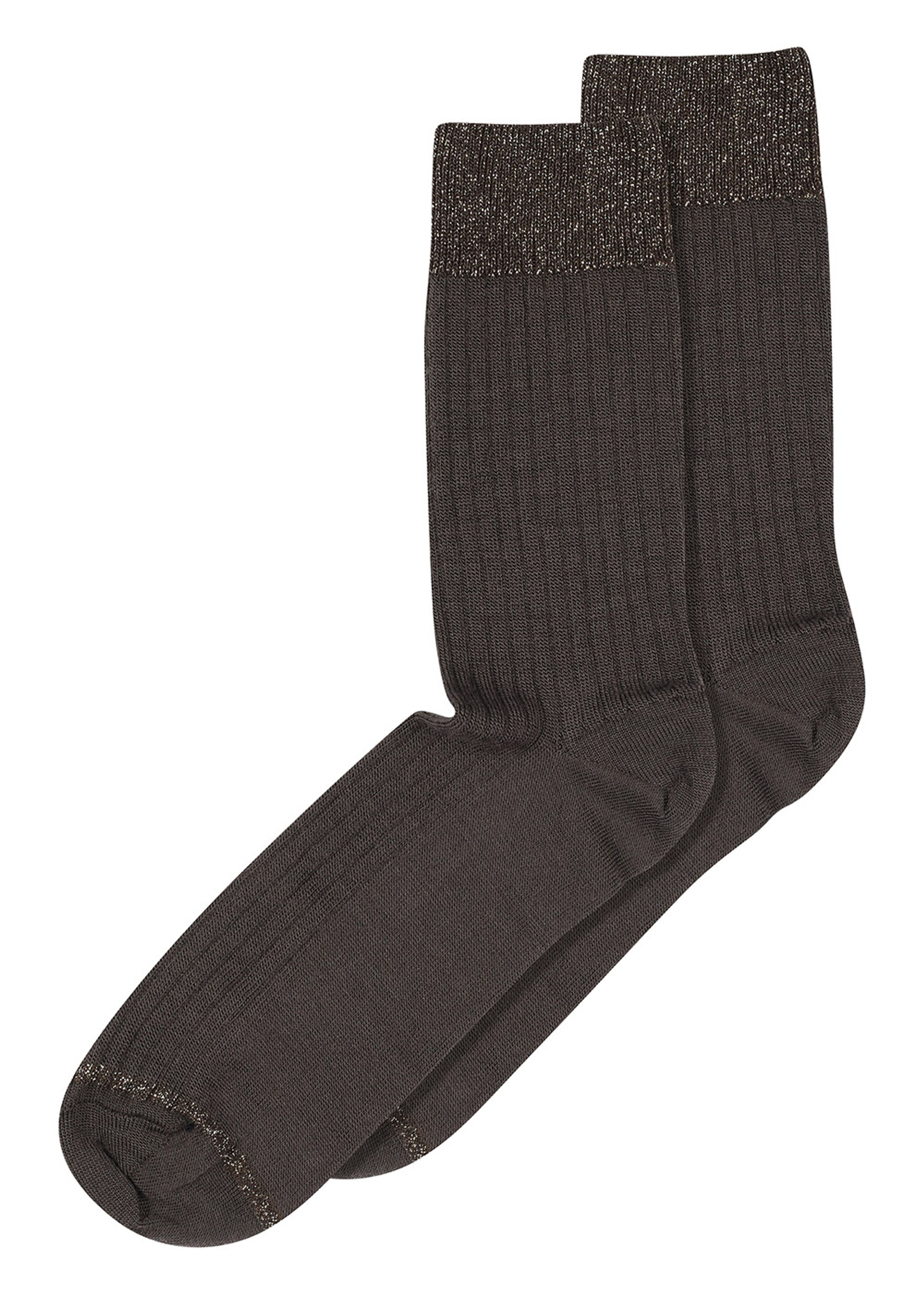 MP Denmark - Strümpfe - Erin Socks - Dark Brown (col. 541)