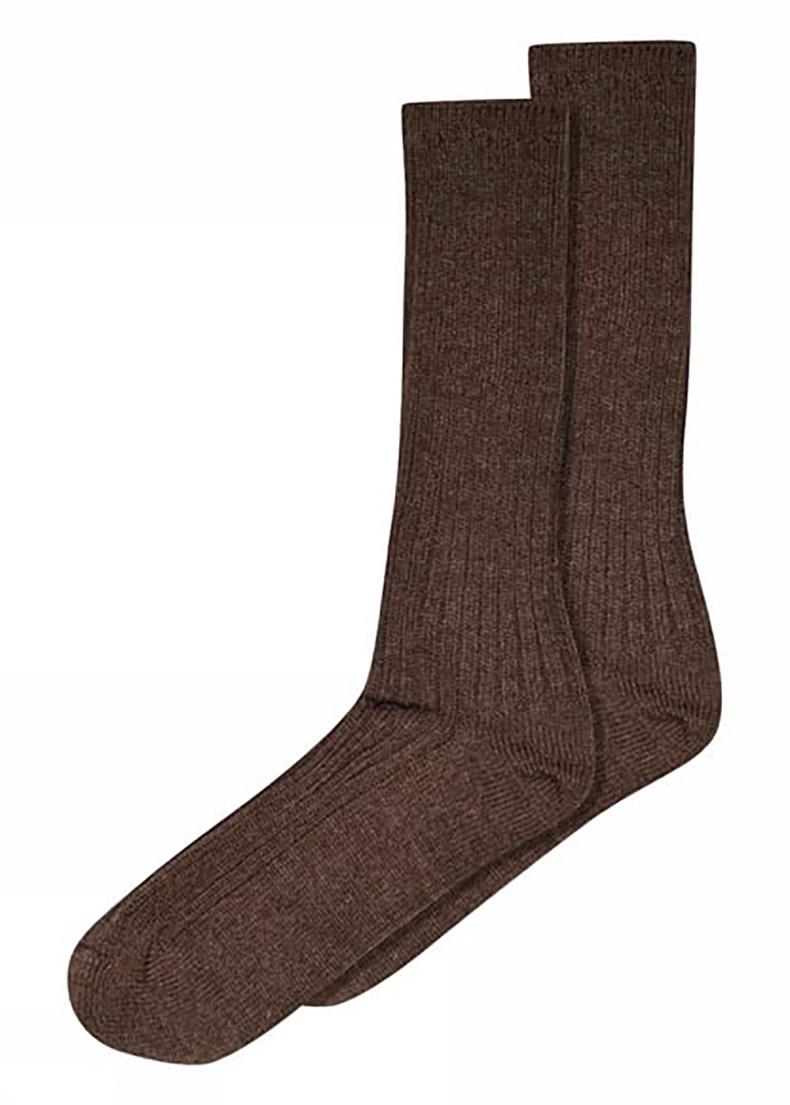 MP Denmark - Strümpfe - Bess Long Socks - Brown Melange