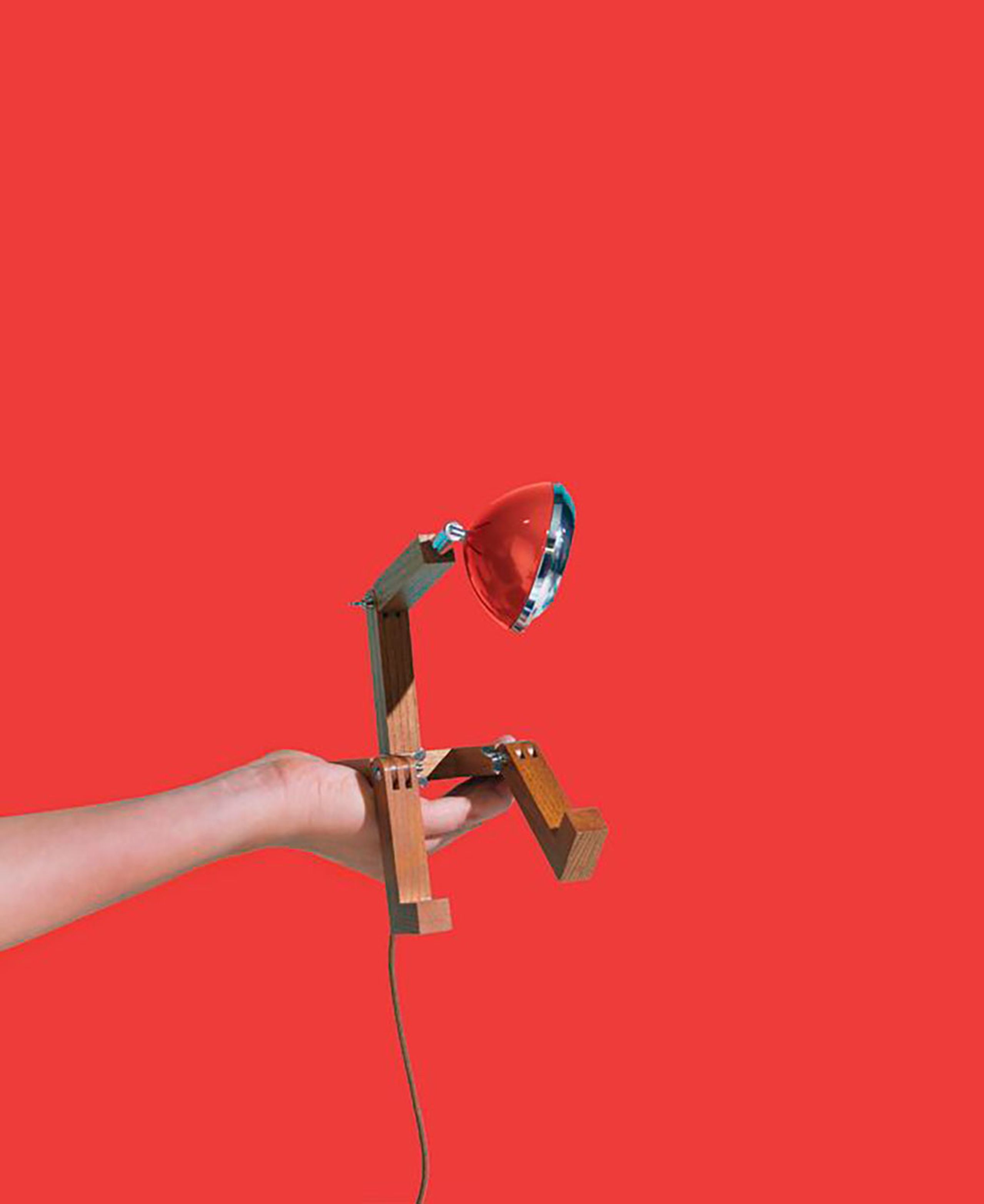 Mr. Wattson - Tafellamp - Mr. Wattson Original - Flash Red