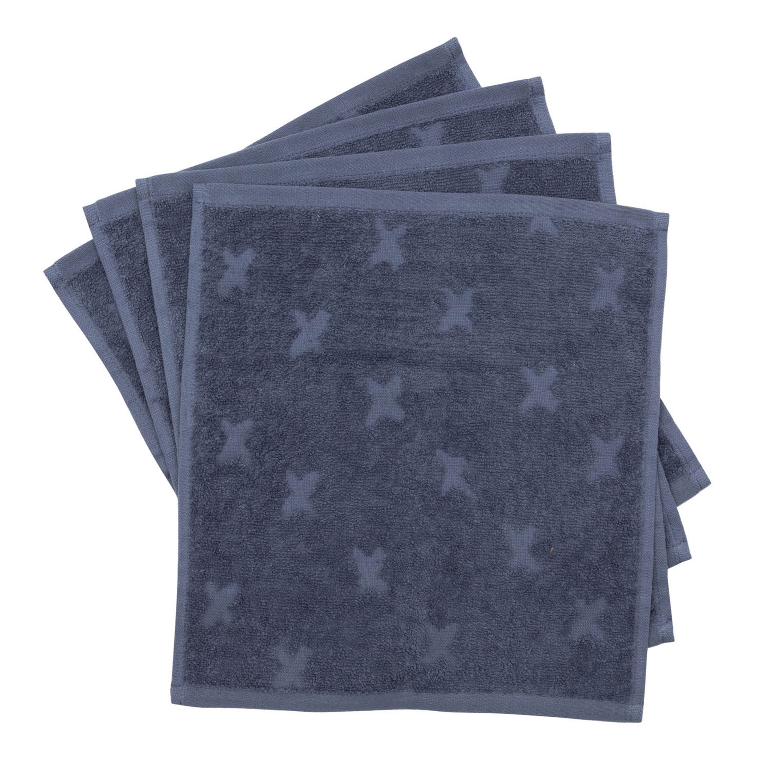 Müsli - Waschlappen - Washcloth 4-PACK - Indigo