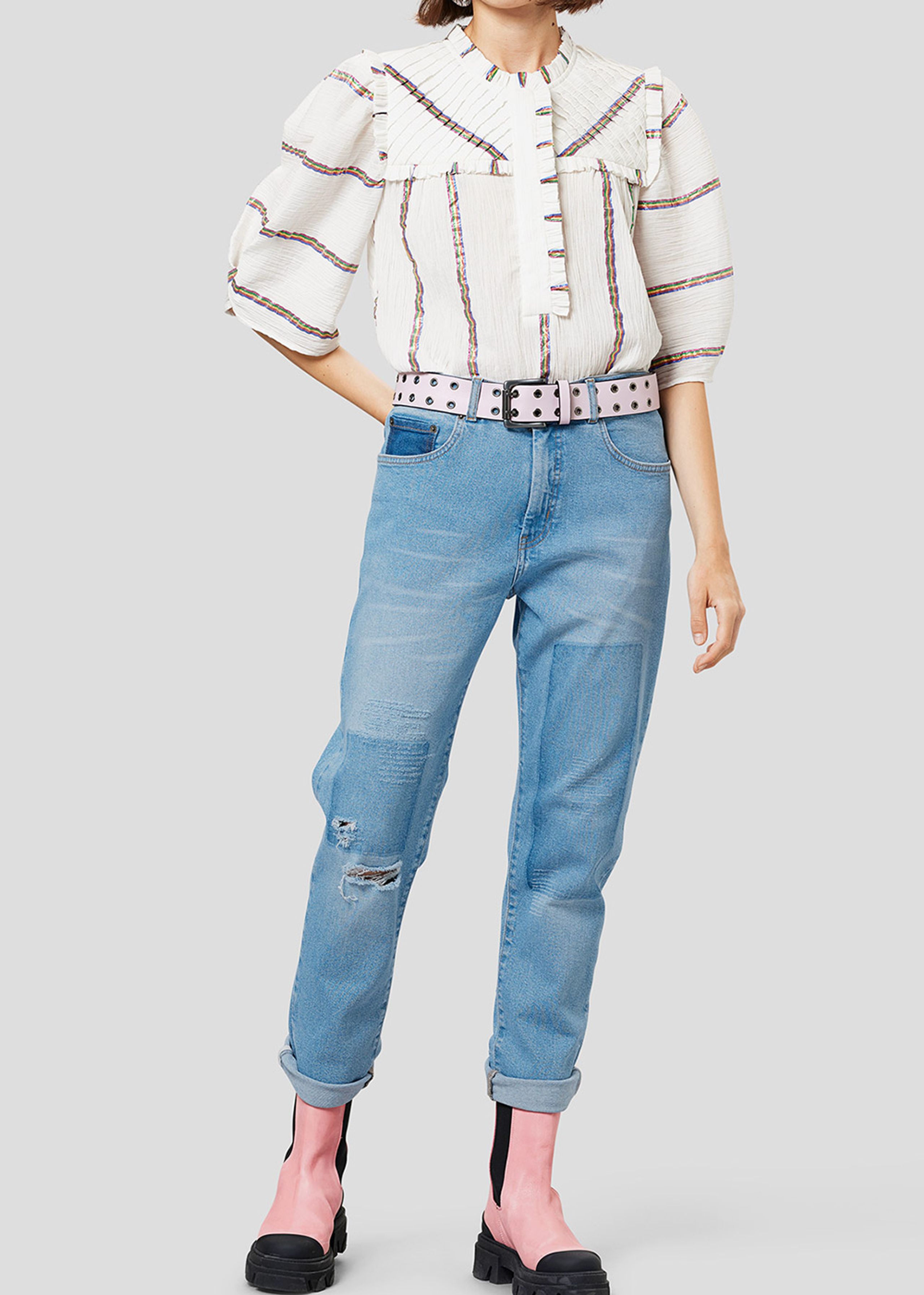 MUNTHE - Blouse - Calm - White