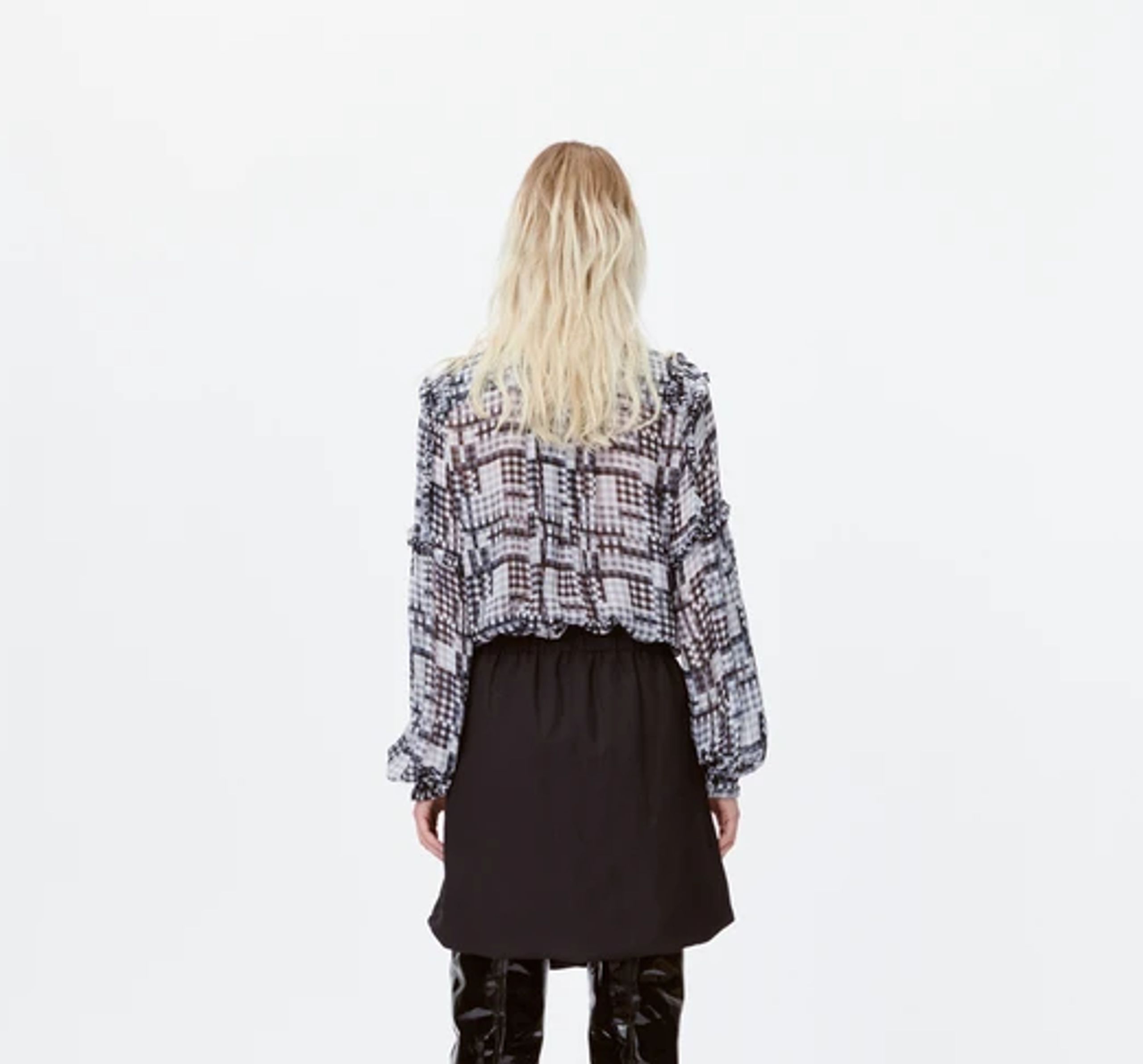 MUNTHE - Blouse - Lazulis - Grey