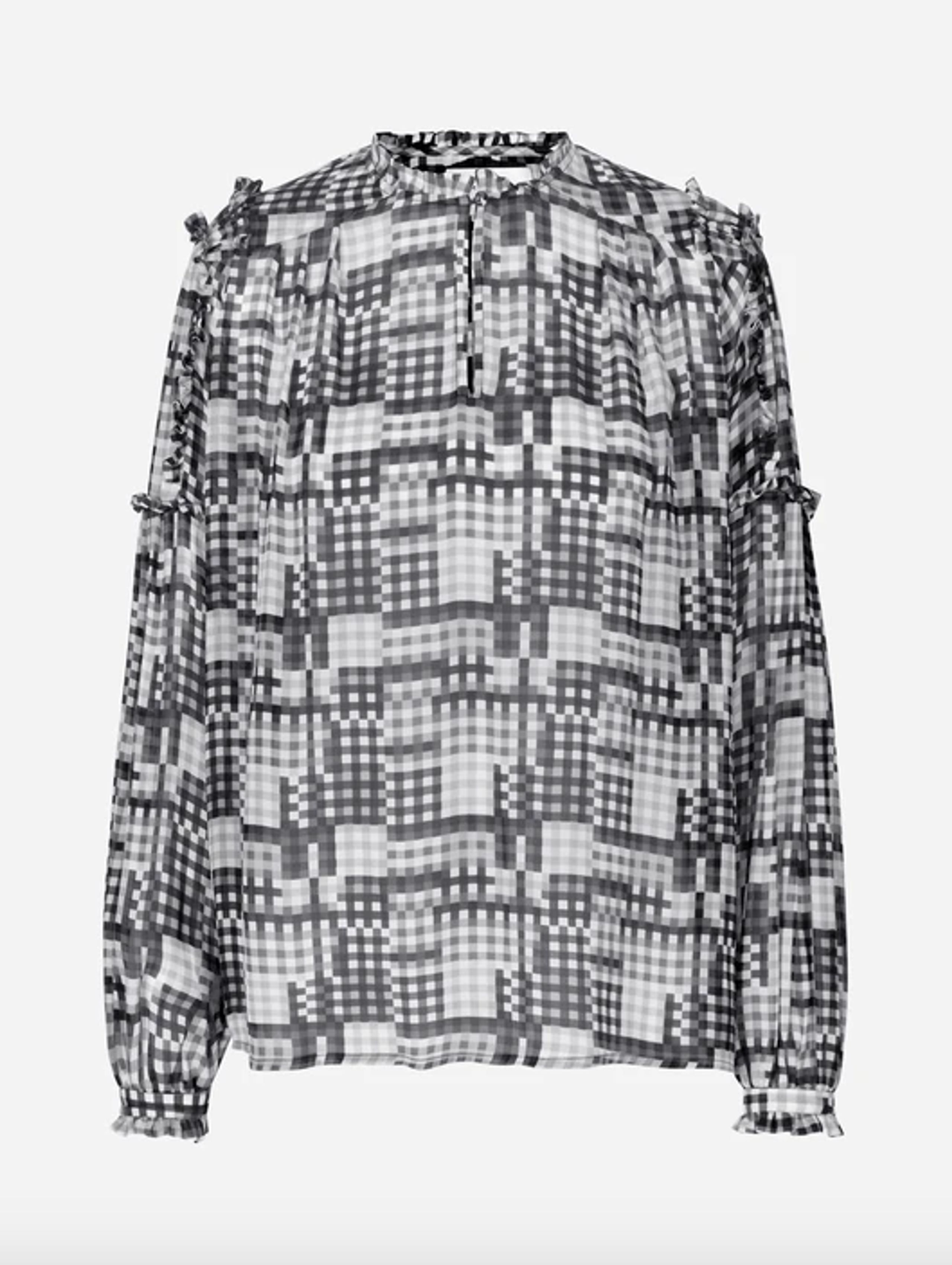 MUNTHE - Blouse - Lazulis - Grey