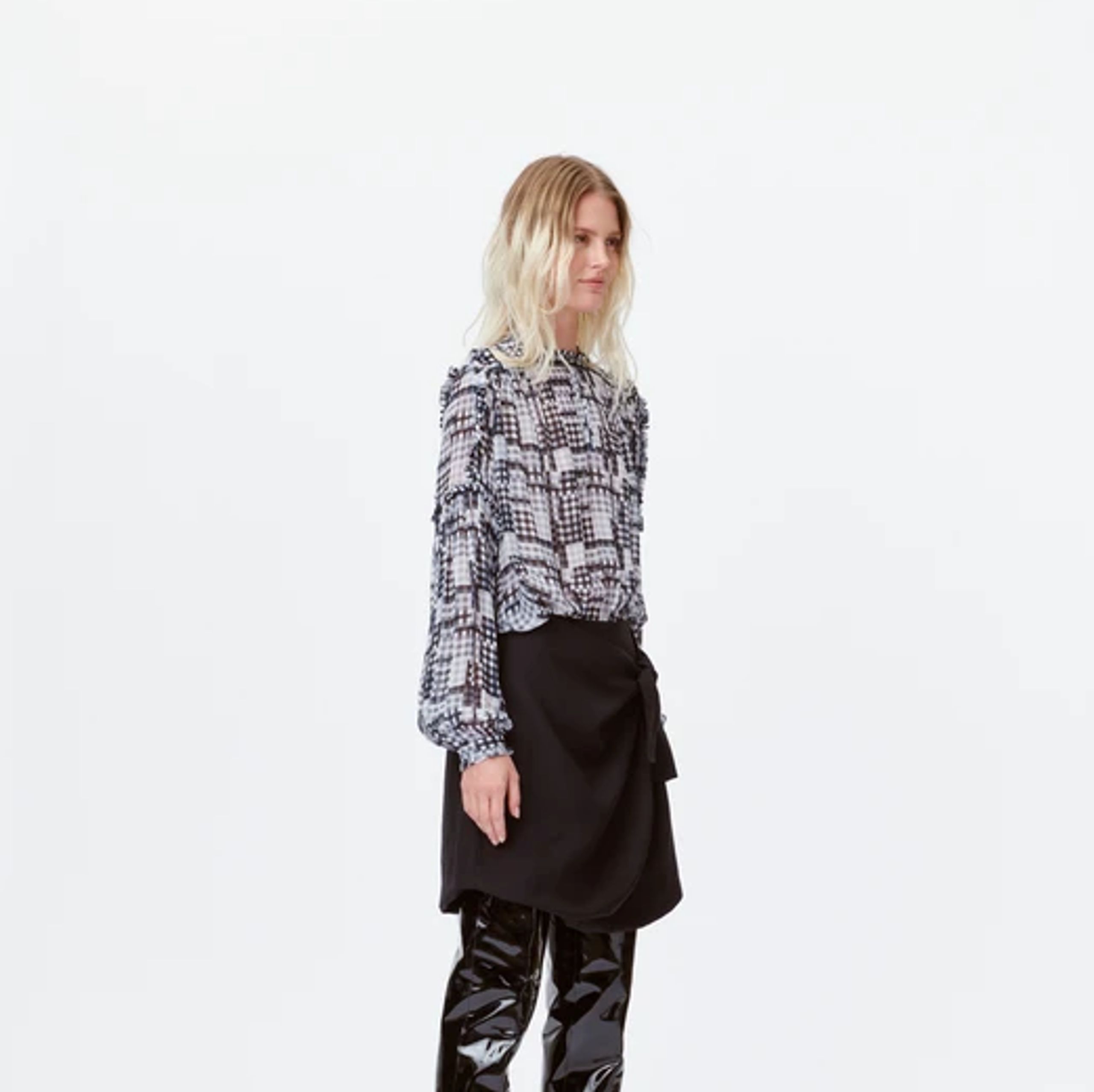 MUNTHE - Blouse - Lazulis - Grey