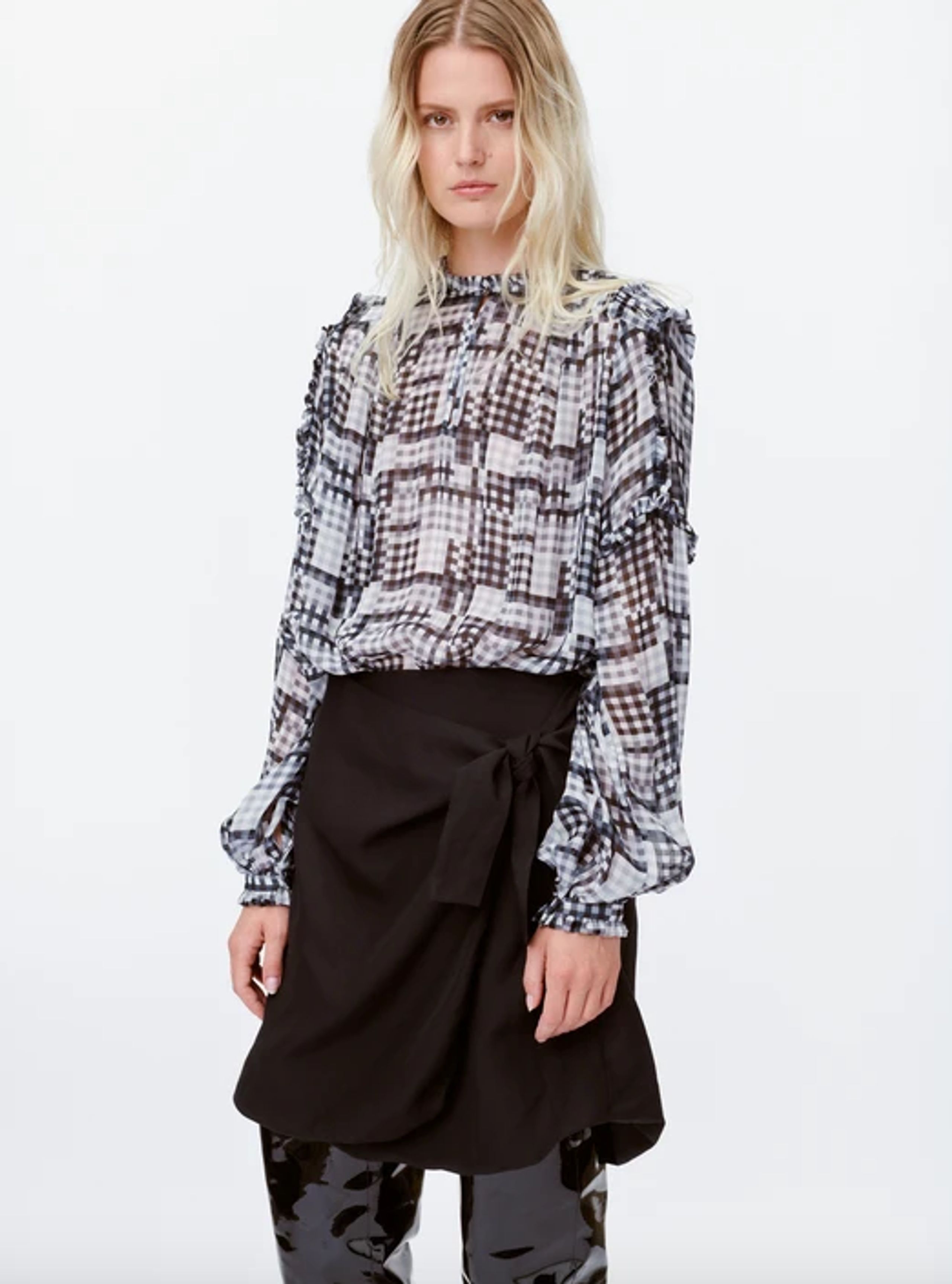 MUNTHE - Blouse - Lazulis - Grey