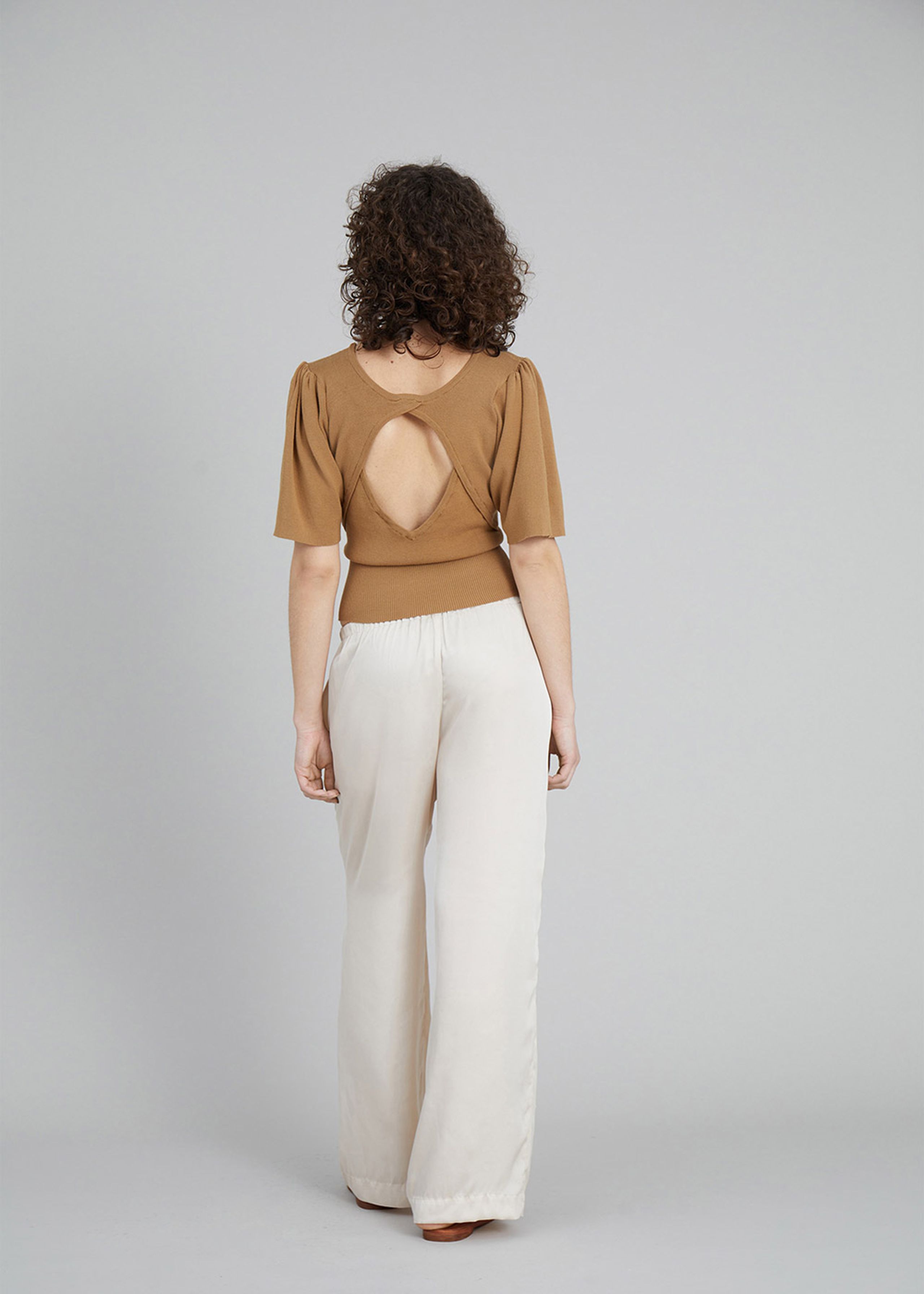 MUNTHE - Pants - Velar - Beige