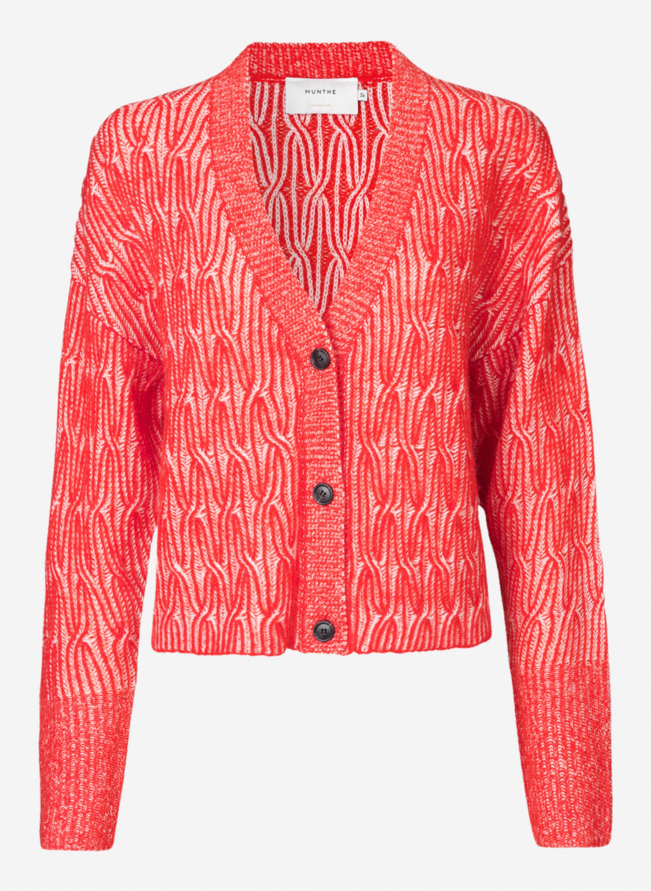 MUNTHE - Cardigan - Lund - Red