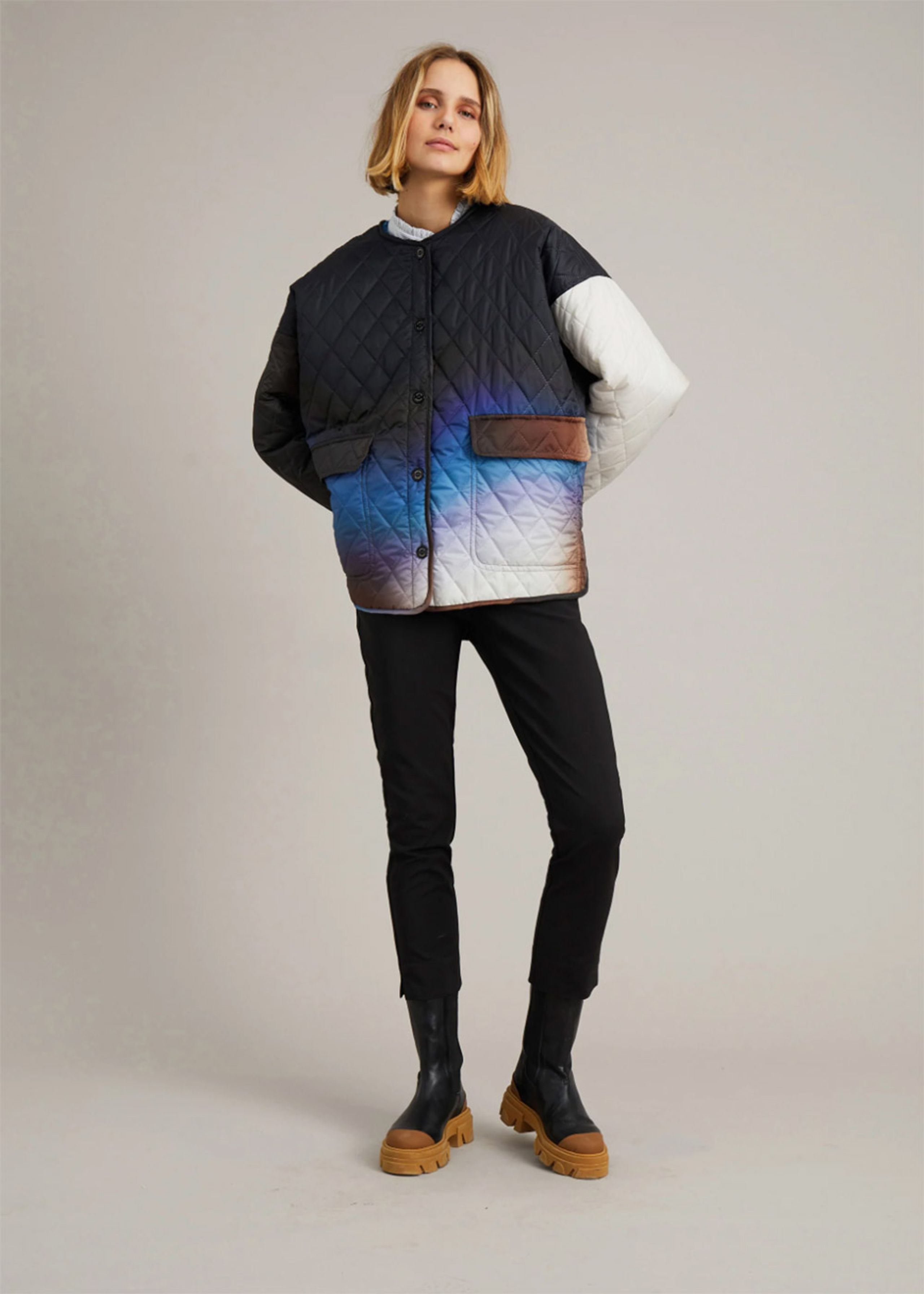 MUNTHE - Jacket - Akoko - Navy