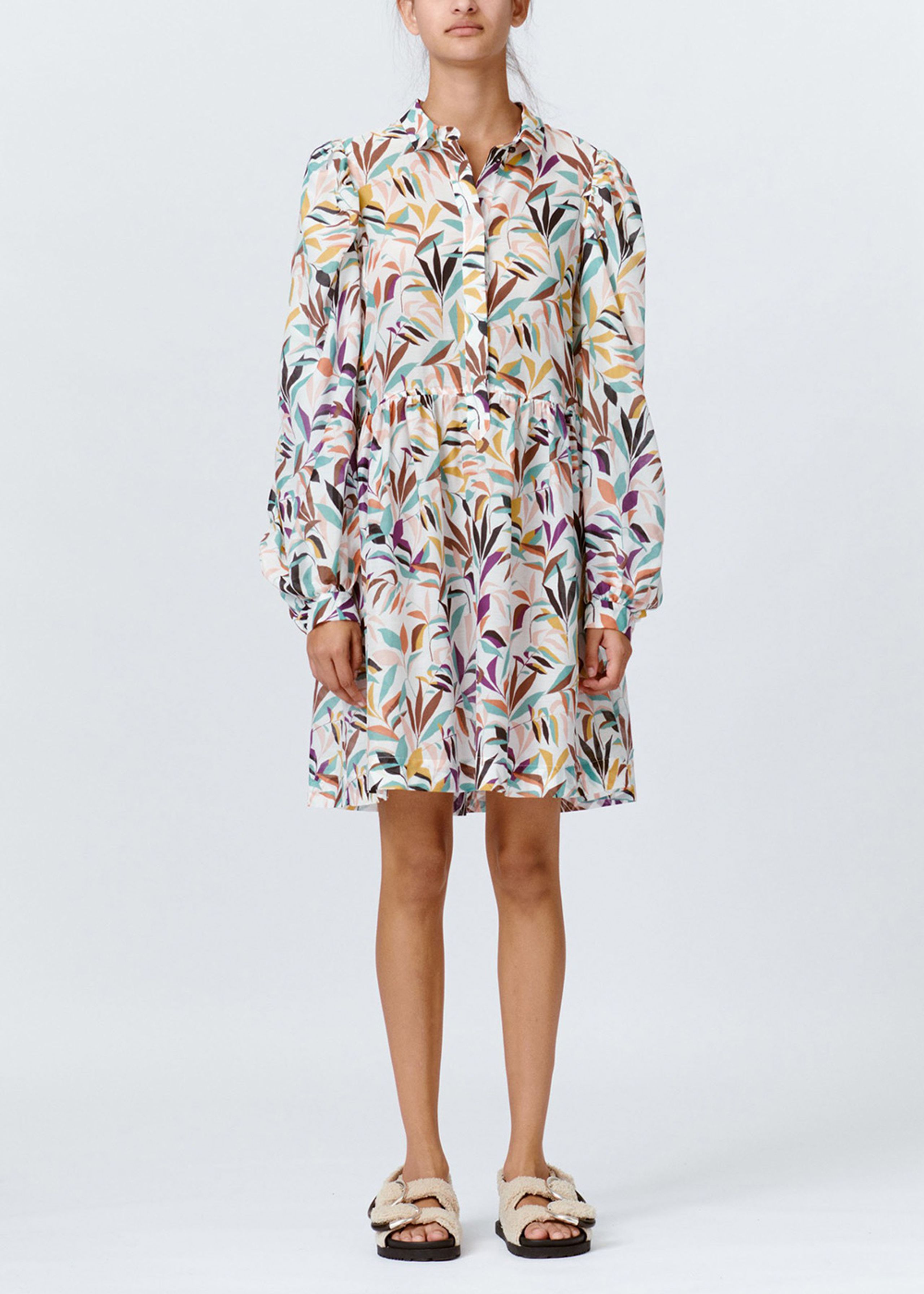 MUNTHE - Dress - Paper - White