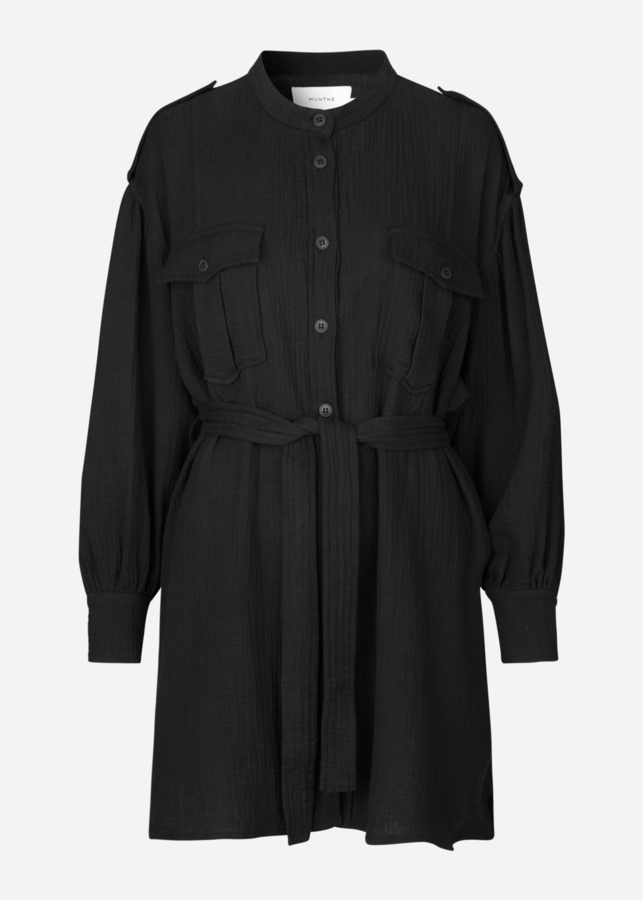 MUNTHE - Klänning - Split SS21 - Black