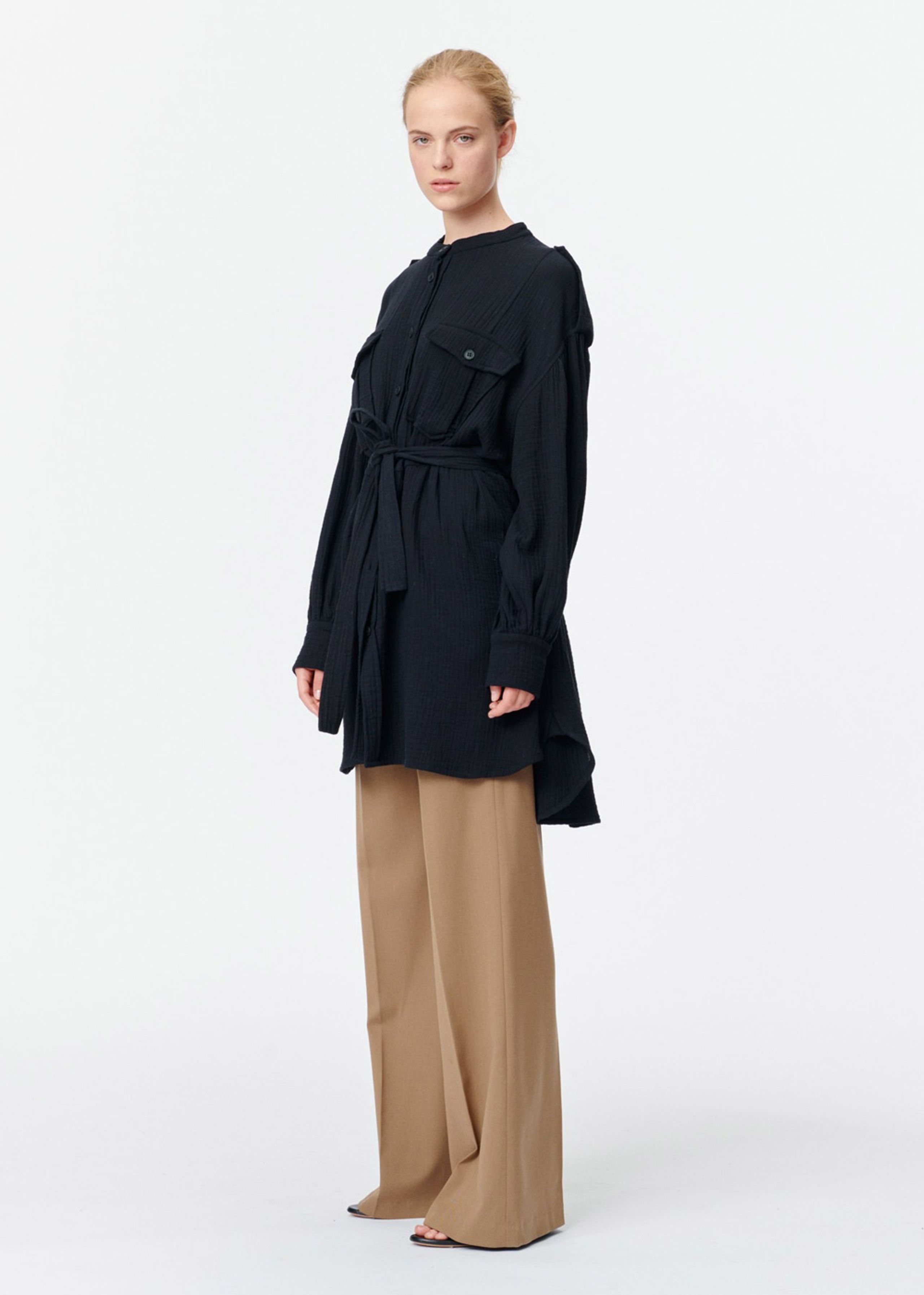 MUNTHE - Klänning - Split SS21 - Black