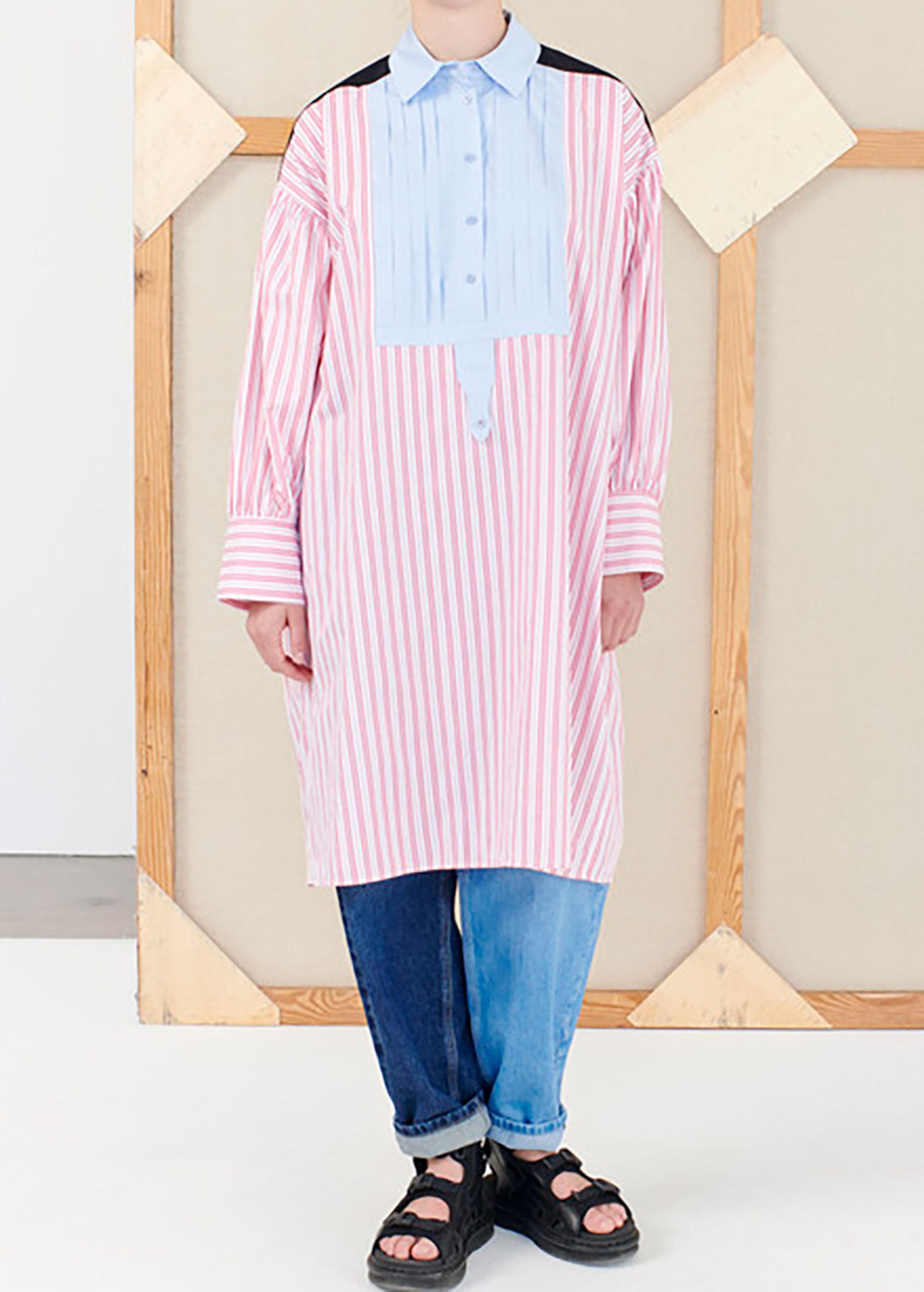 MUNTHE - Shirt - Nave - Red