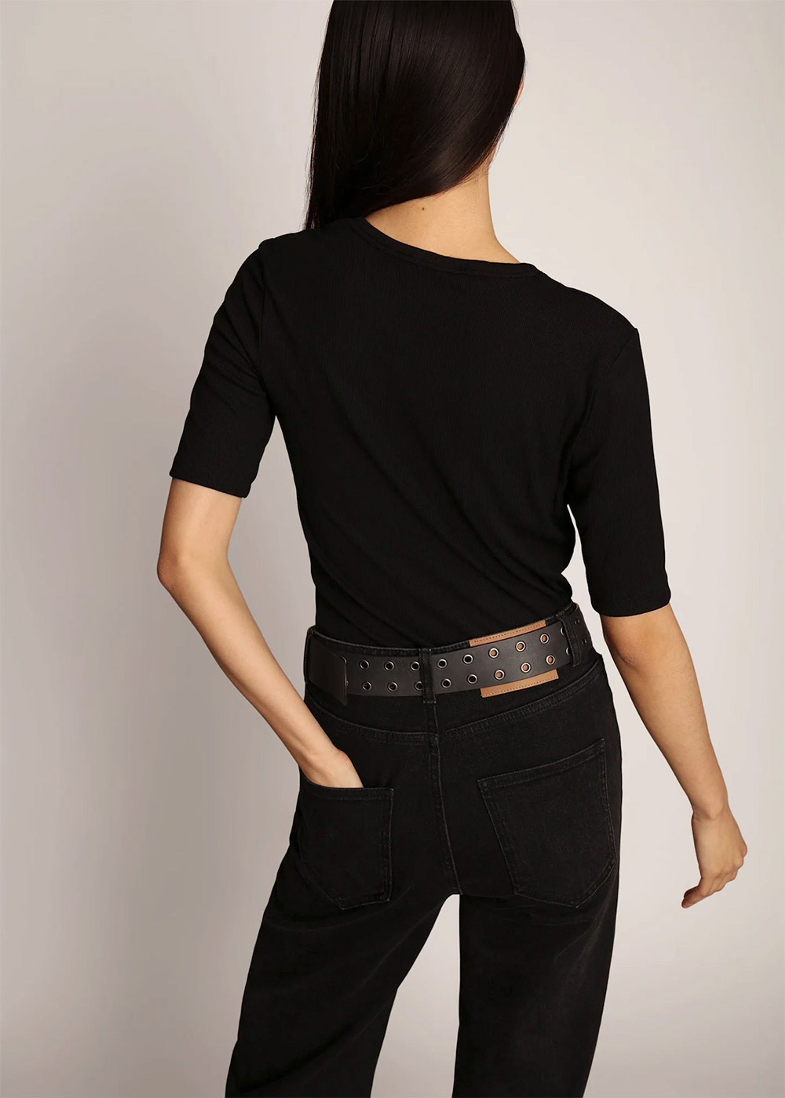 MUNTHE - T-shirt - Mutula - Black