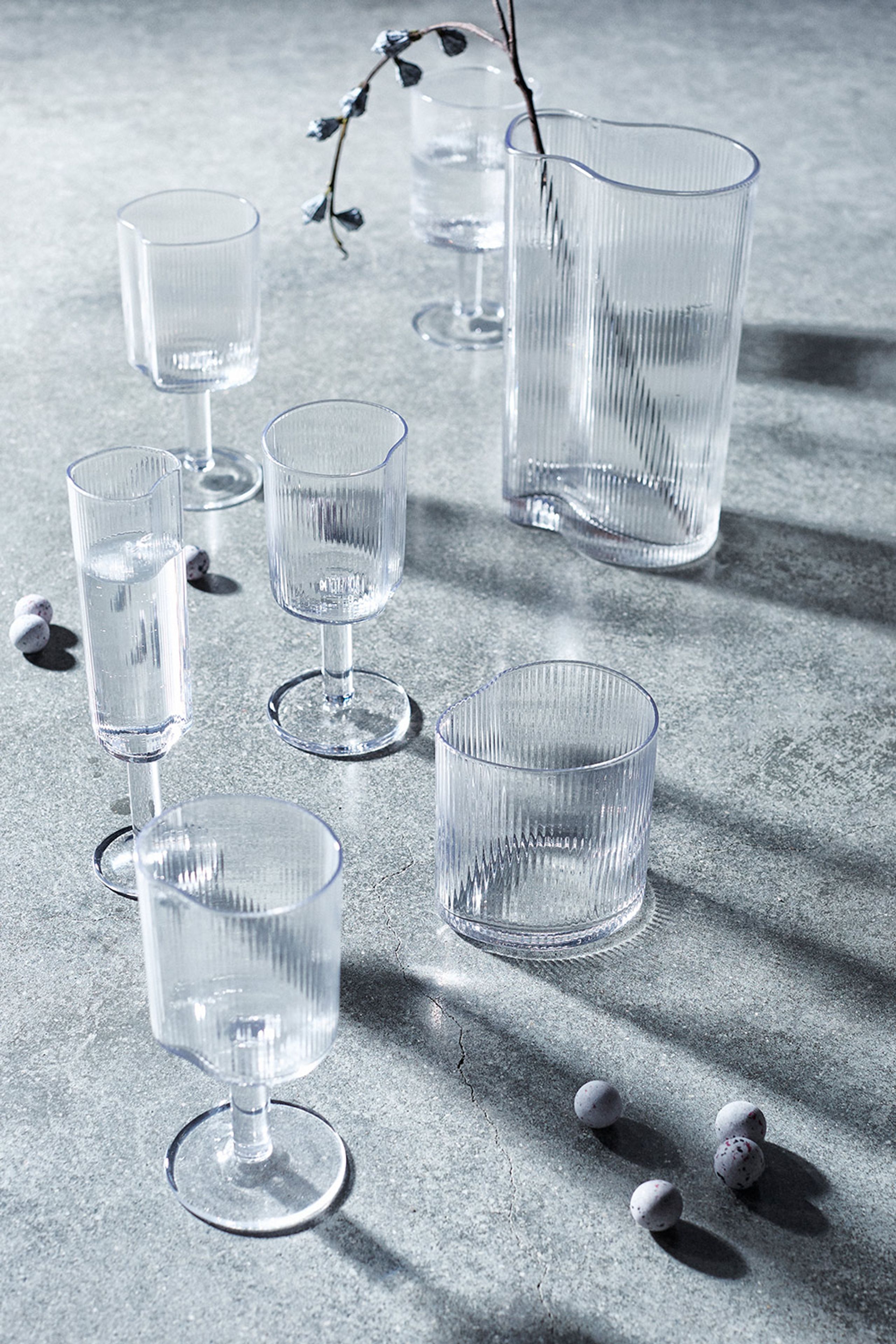 MUUBS - Carafe - Water carafe Ripe - Clear