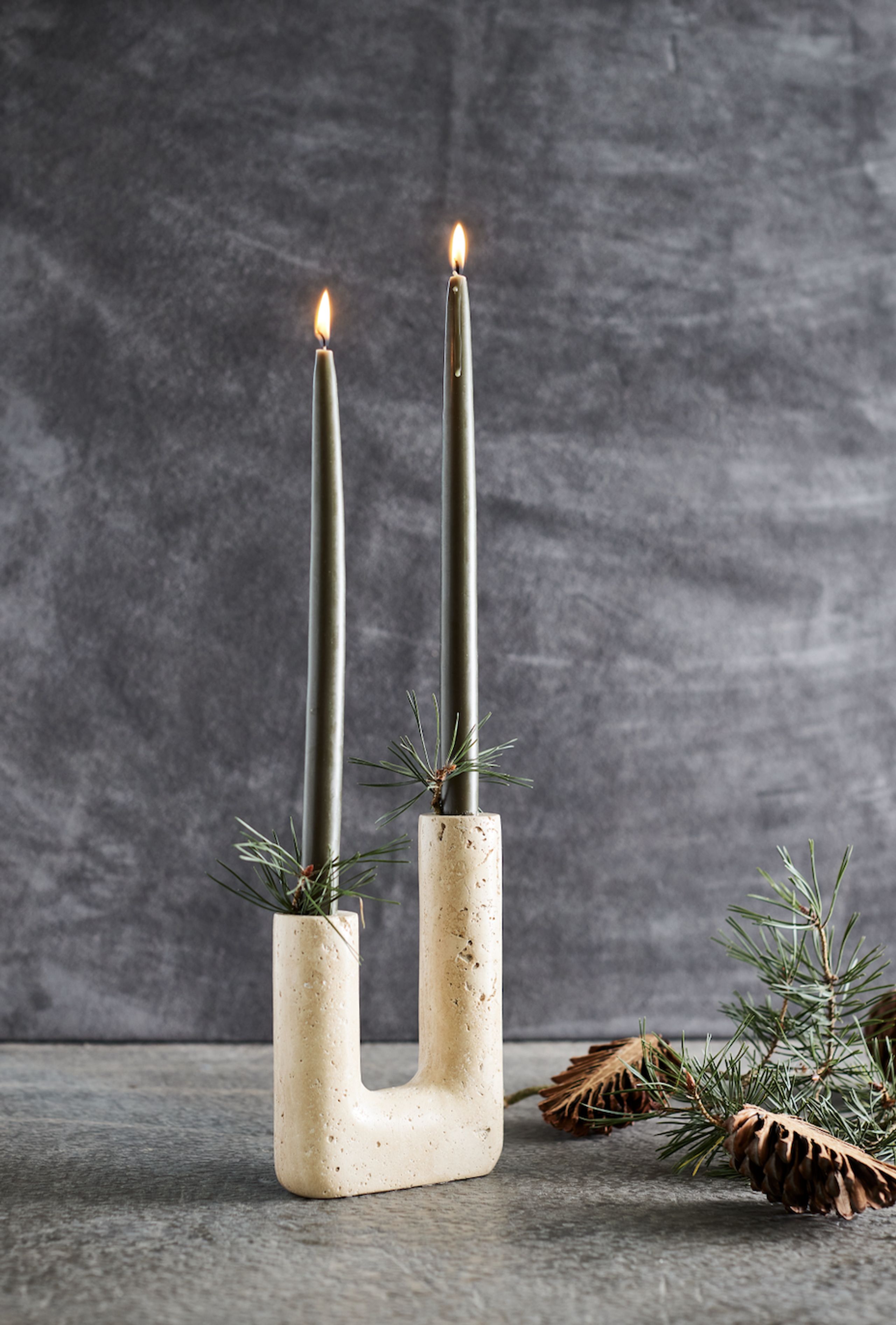 MUUBS - Candle holder - Minerva Candleholder - Creme