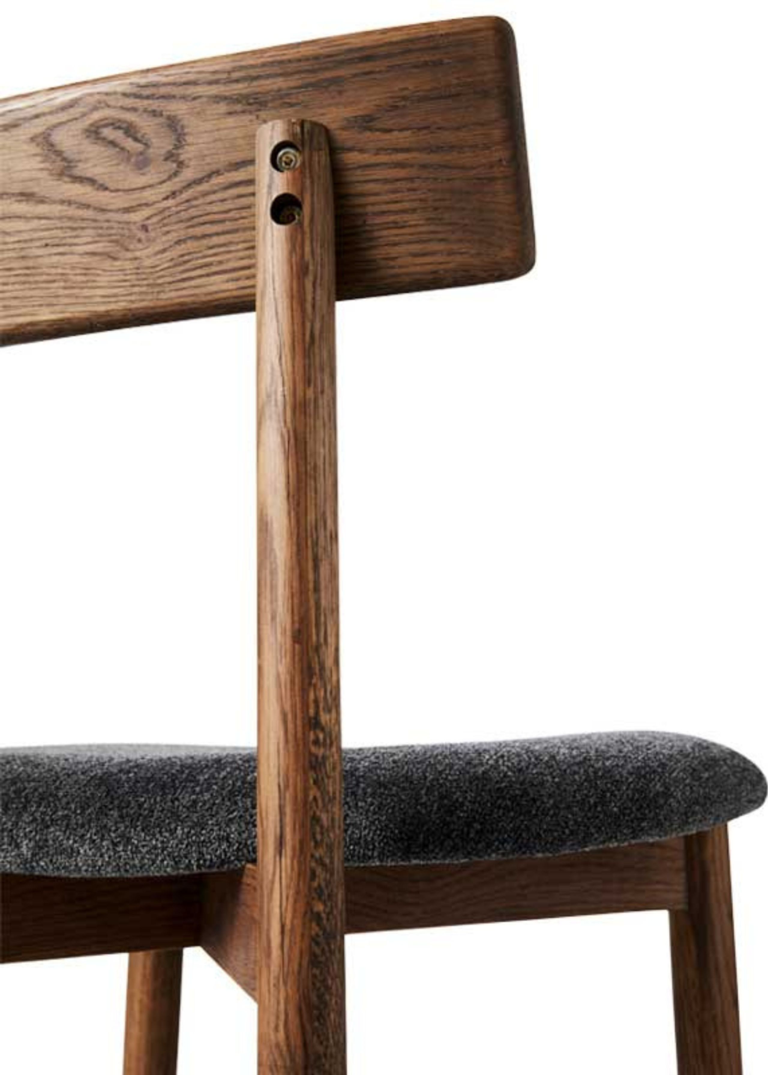 MUUBS - - Spisebordsstol Tetra - Dark oil/Grey