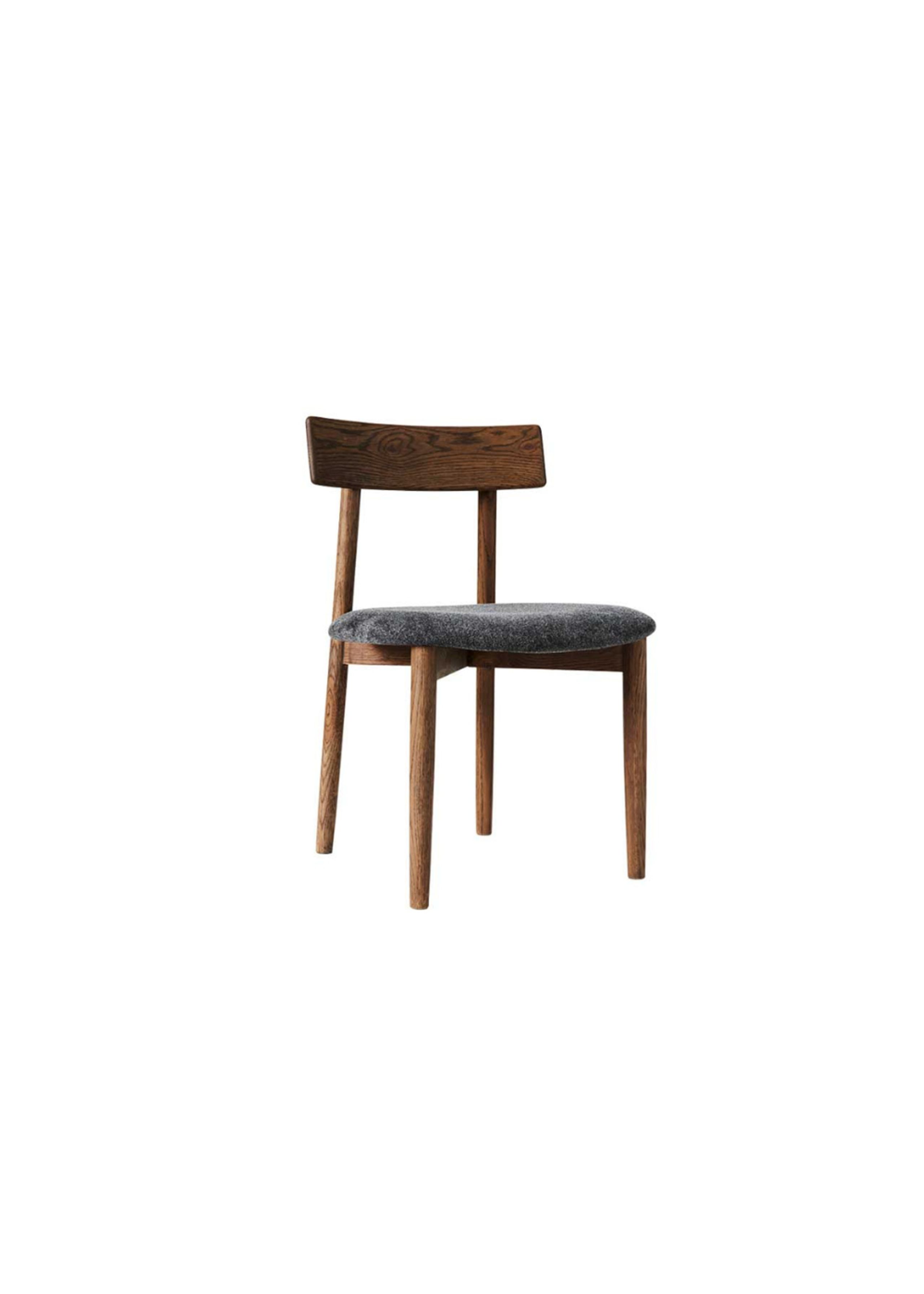 MUUBS - - Spisebordsstol Tetra - Dark oil/Grey