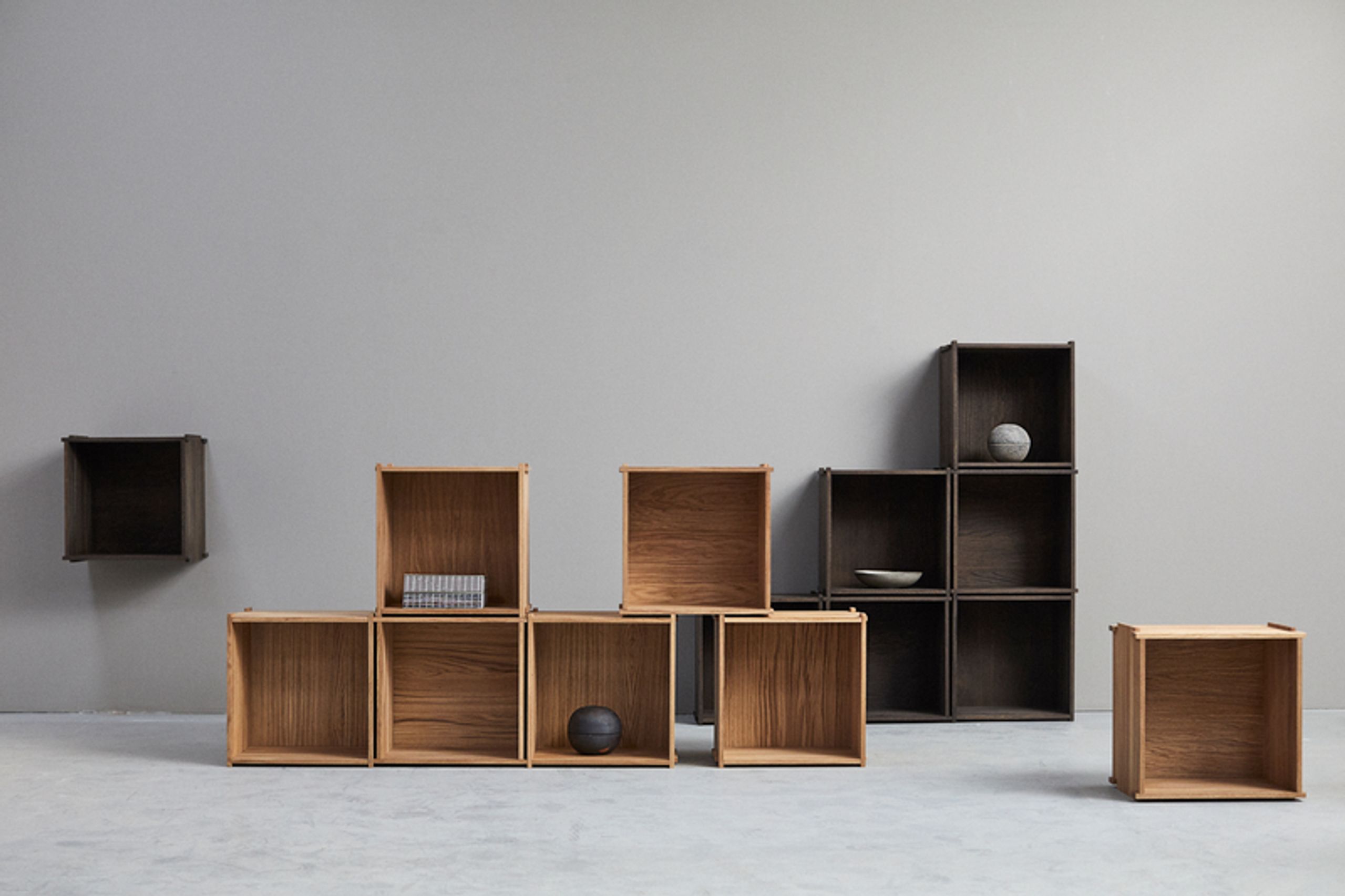 MUUBS - Reolsystem - Blocks - Natur B44,8xH44,8xD30 cm