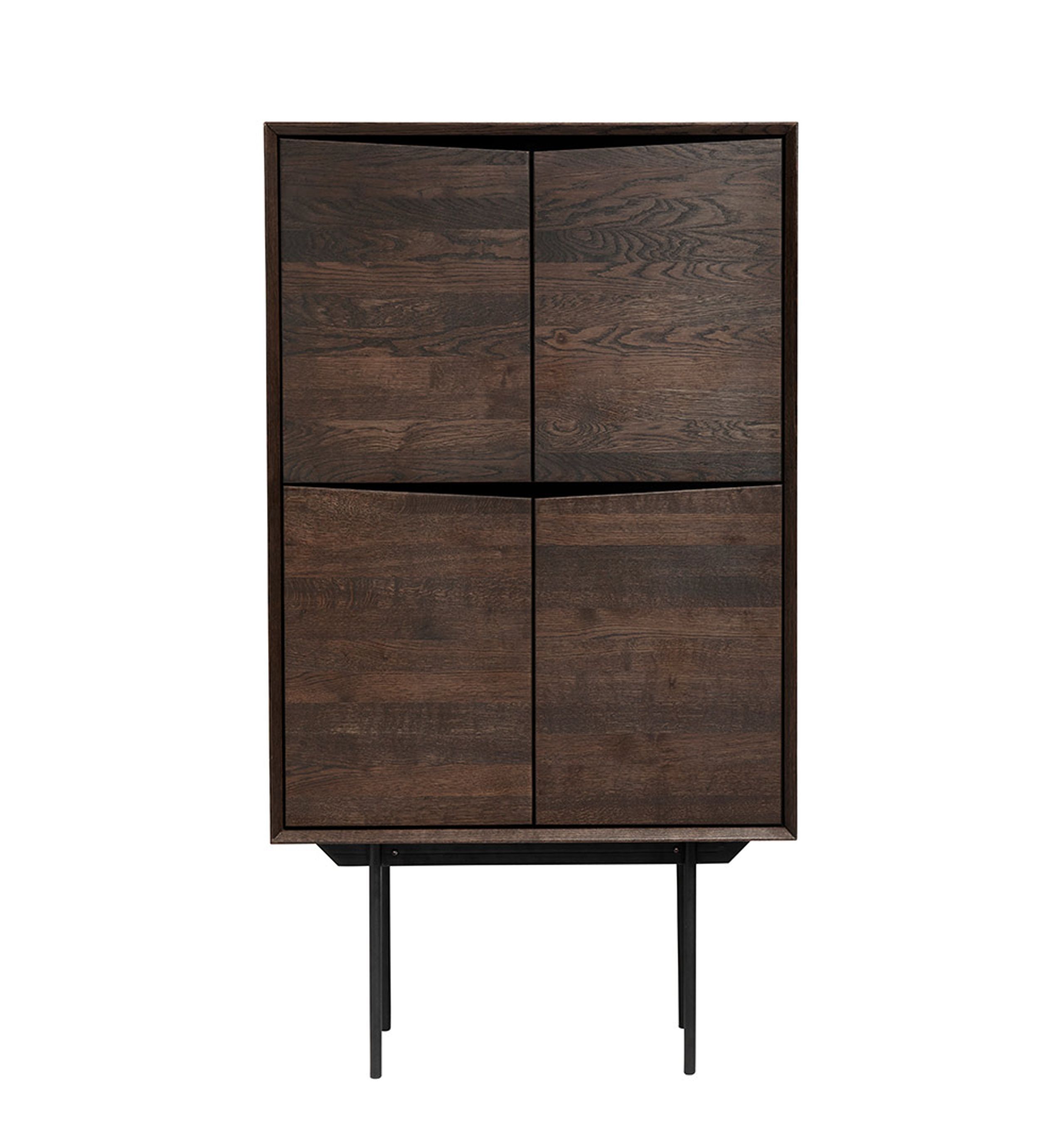 MUUBS - Cabinet - Cabinet high Wing - Solid oak