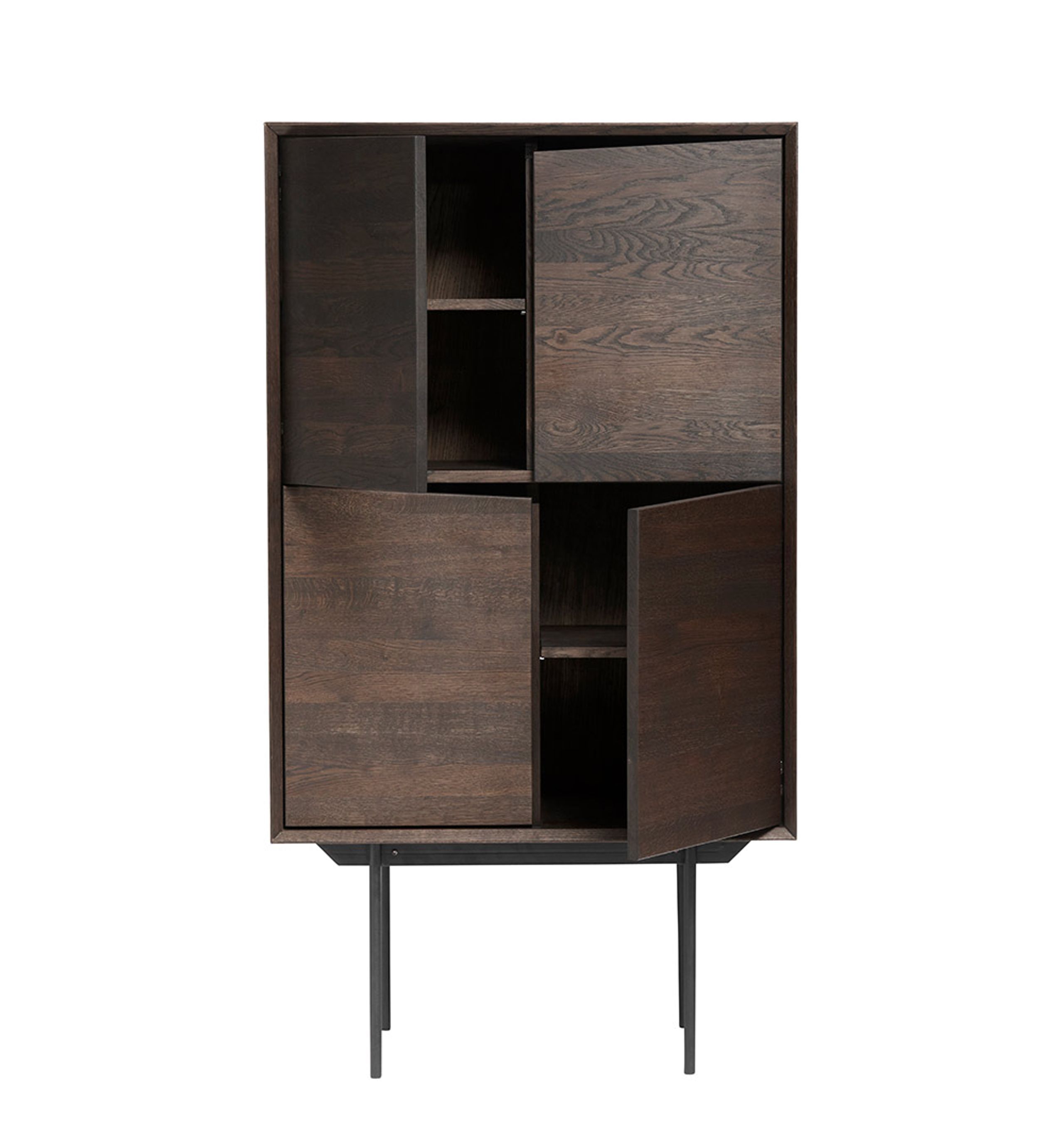 MUUBS - Cabinet - Cabinet high Wing - Solid oak