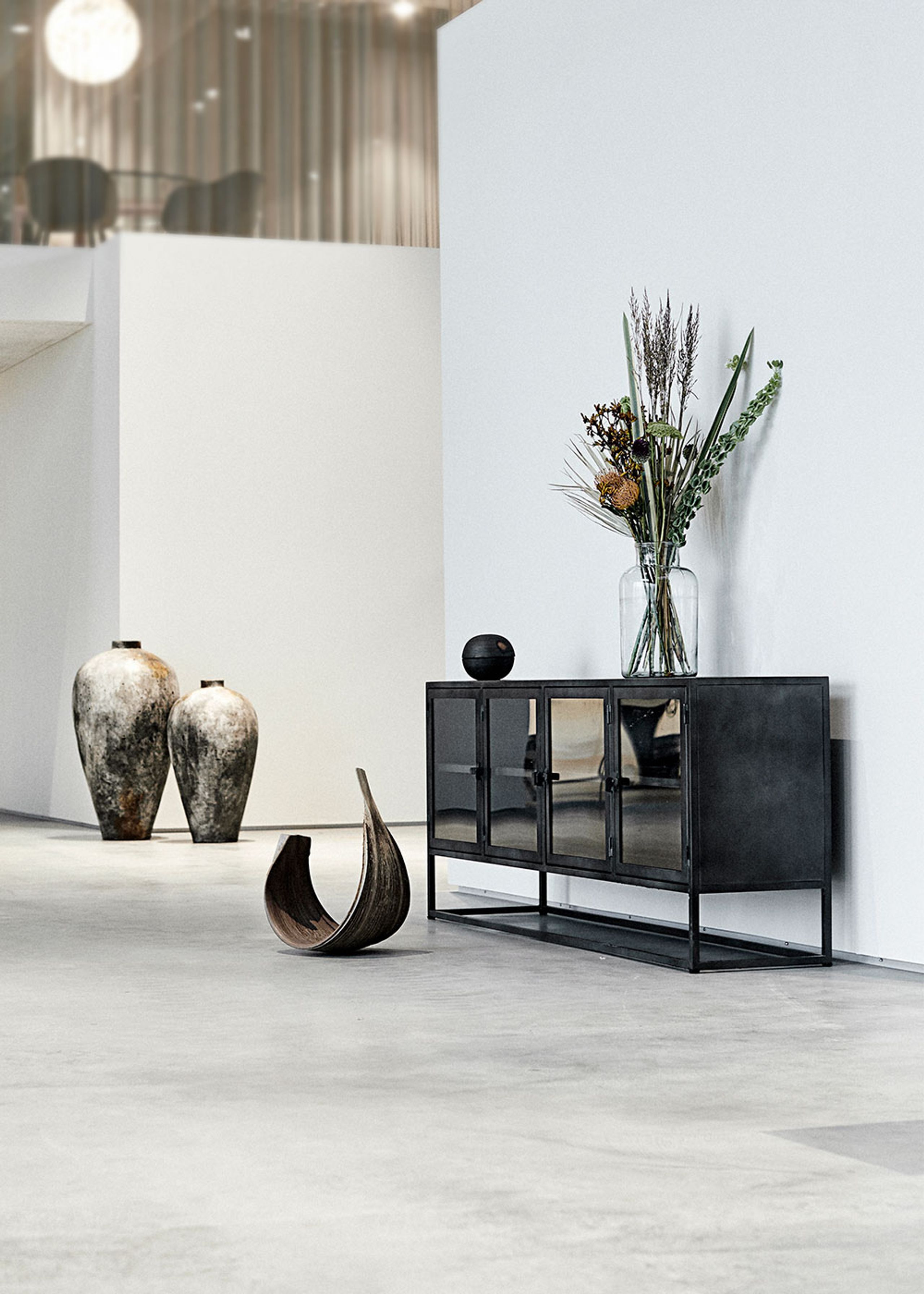 MUUBS - Sideboard - Sideboard 4-Door Boston - Black