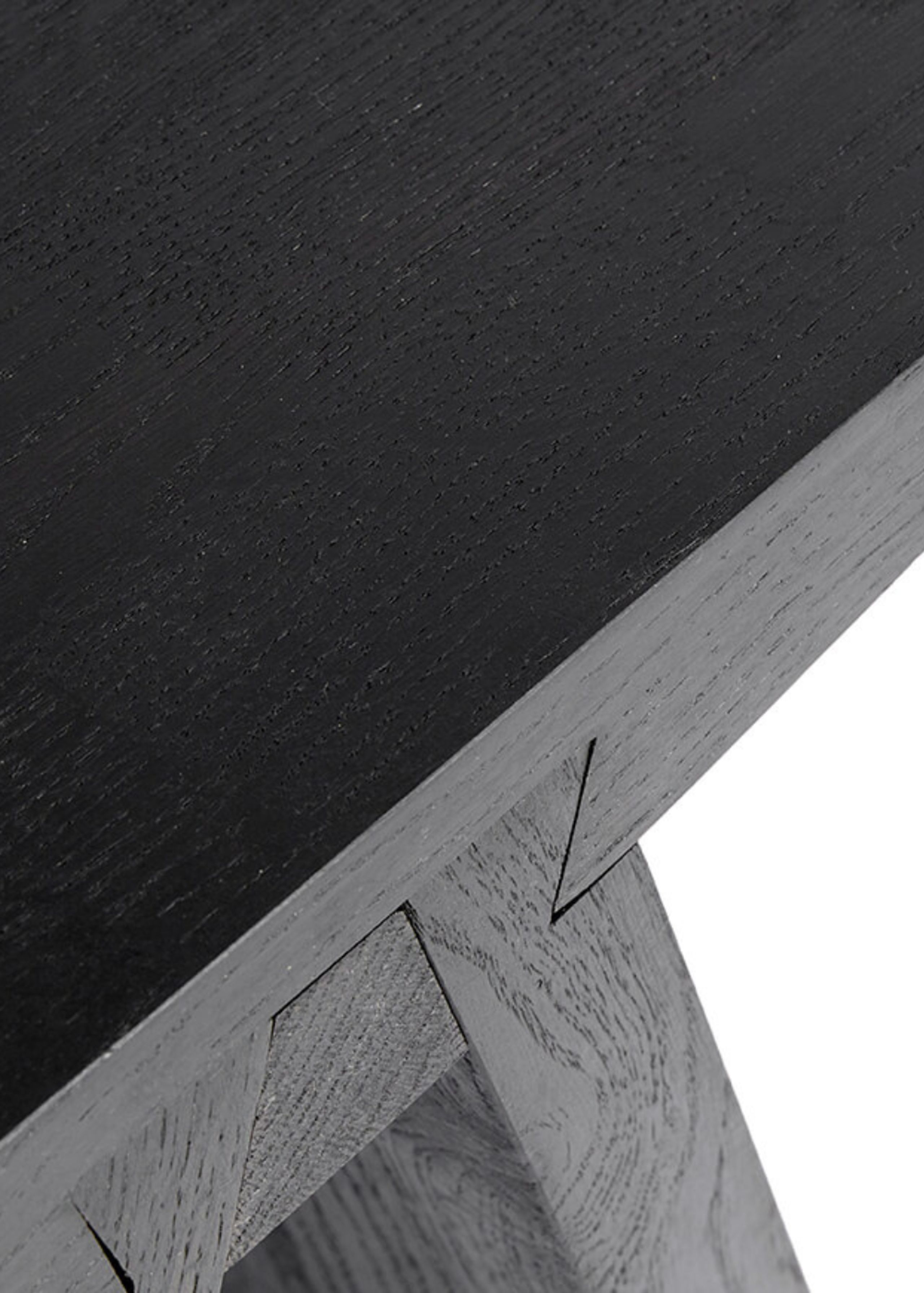 MUUBS - Kruk - Taburet Angle - Sort bejdset/olie