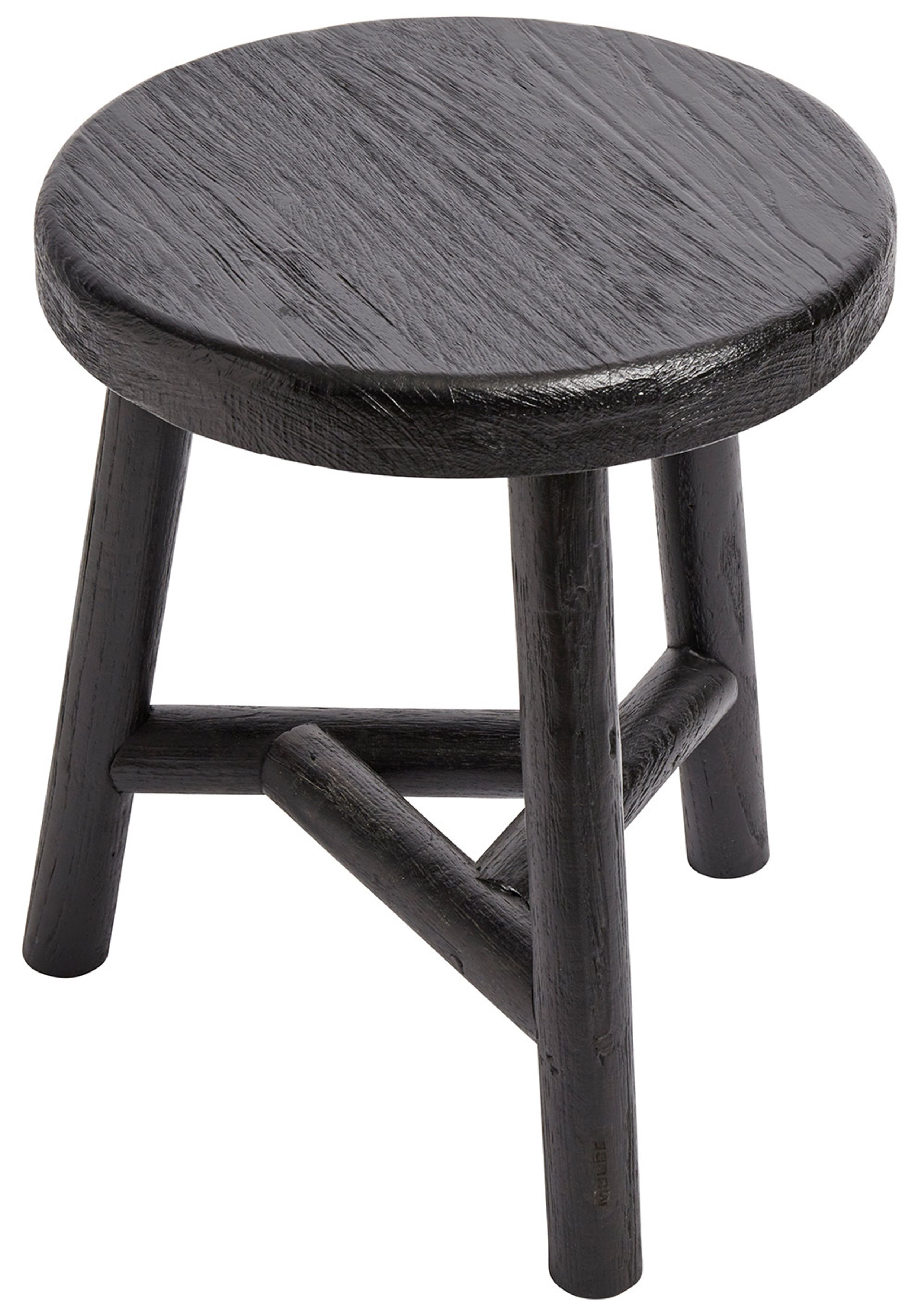 MUUBS - Kruk - Stool Benji - Teak - Black