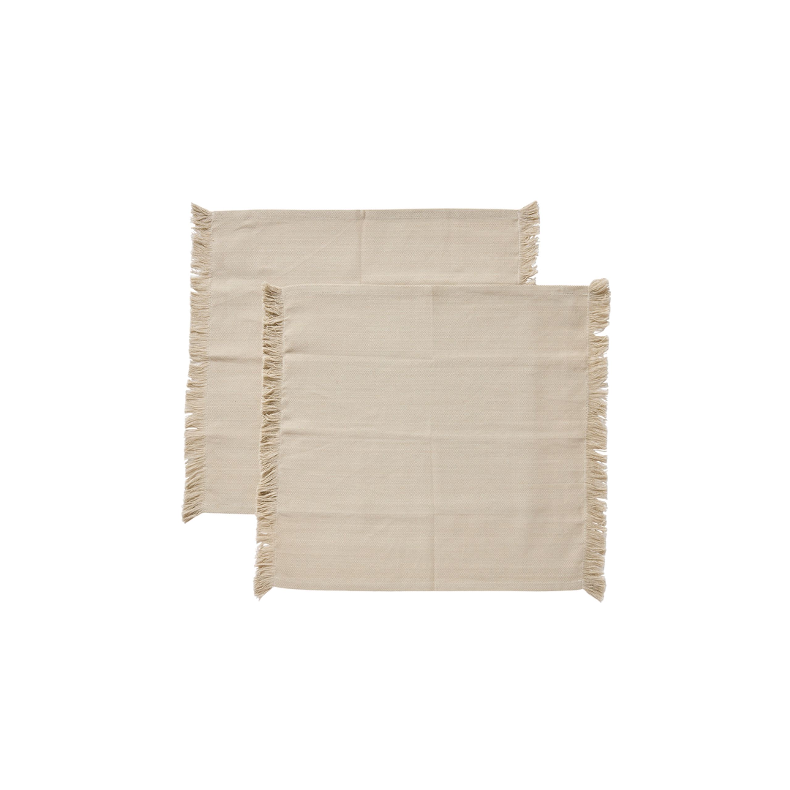 MUUBS - Cloth napkins - Umami - Grå/Sand B45xH45 cm
