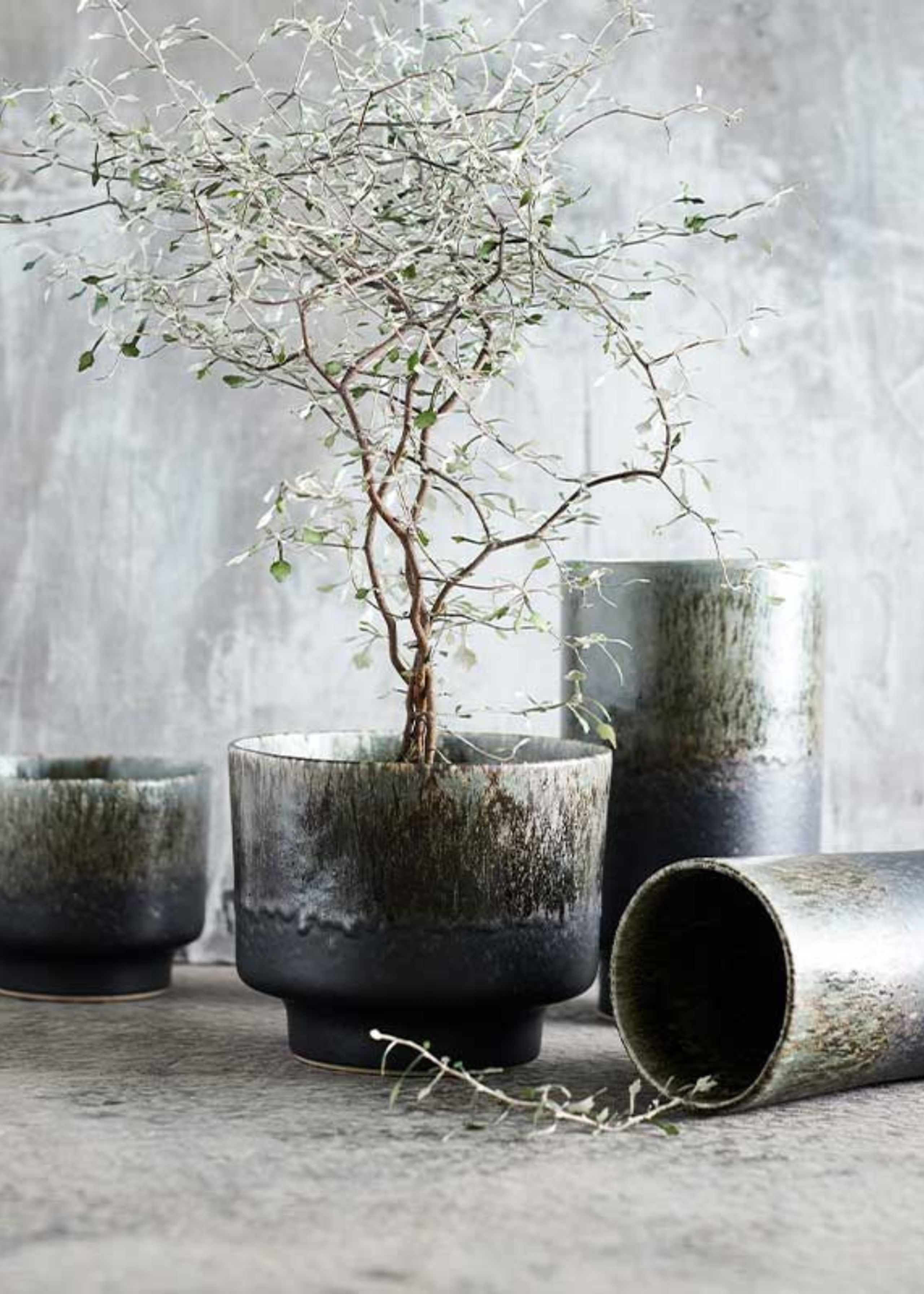 MUUBS - Vase - Vase Lago - Forest Green - Medium