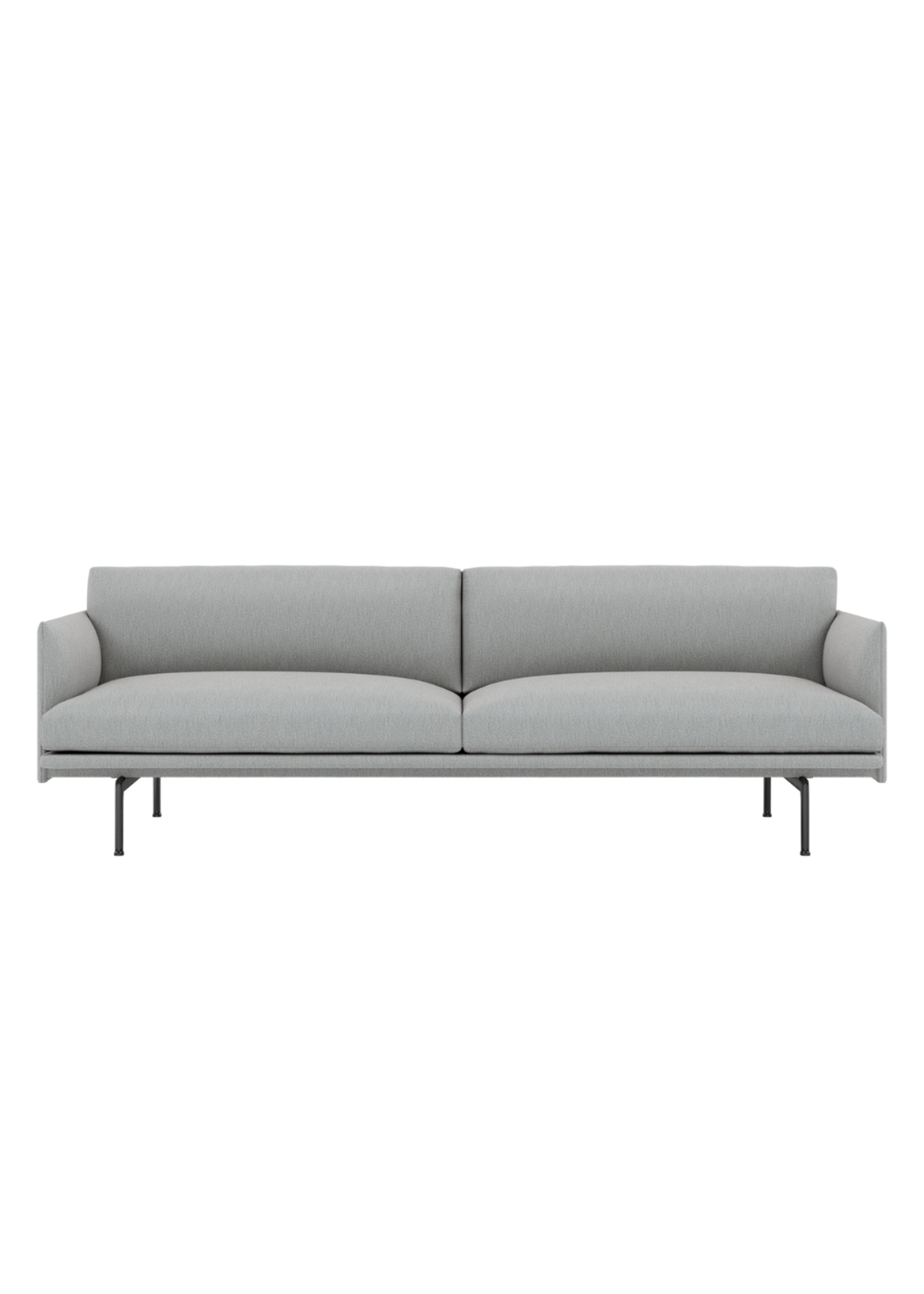 Muuto - 3-Personen-Sofa - Outline Sofa / 3-seater - Clay 3
