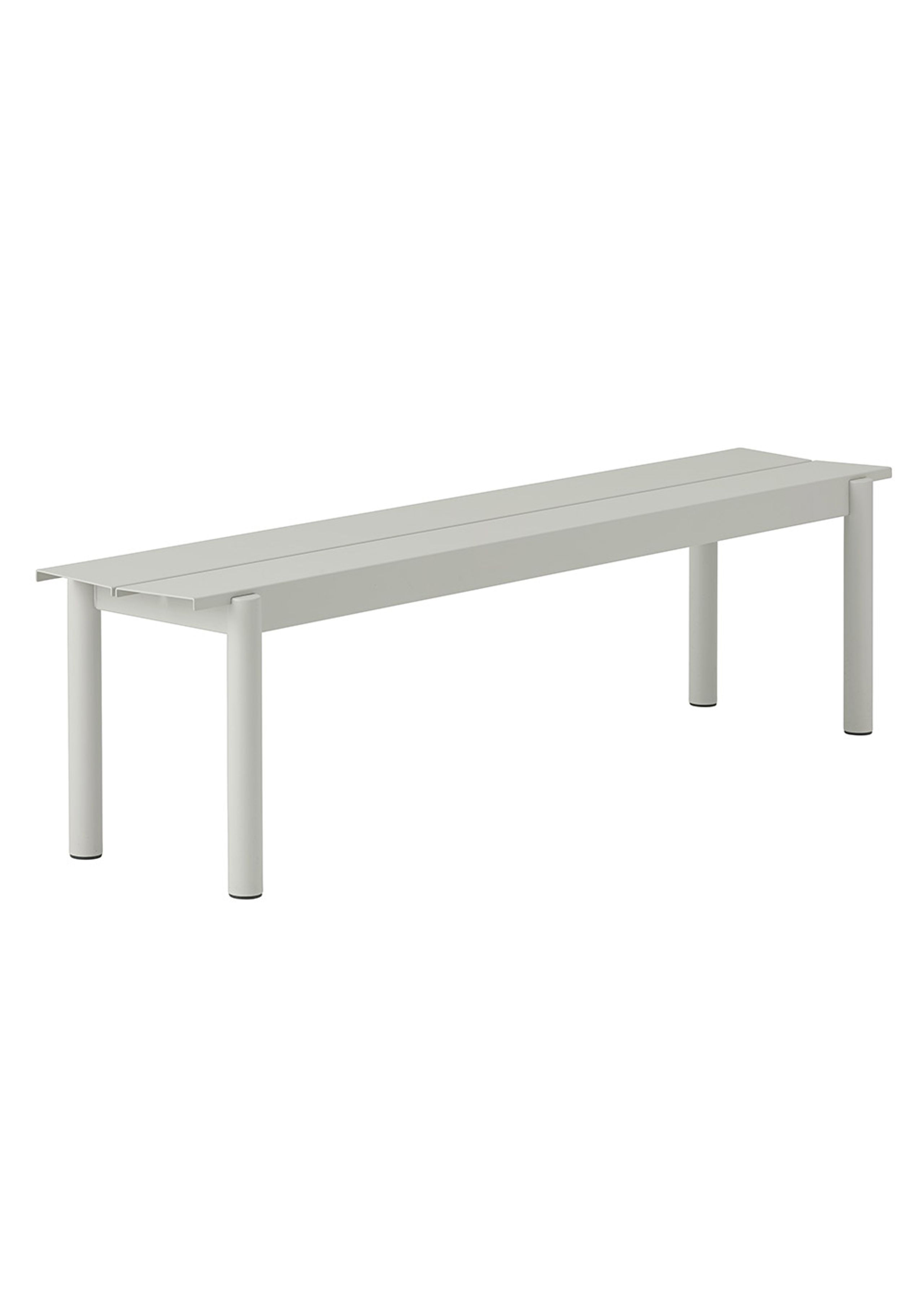 Muuto - Bank - Linear Steel Bench - Grey