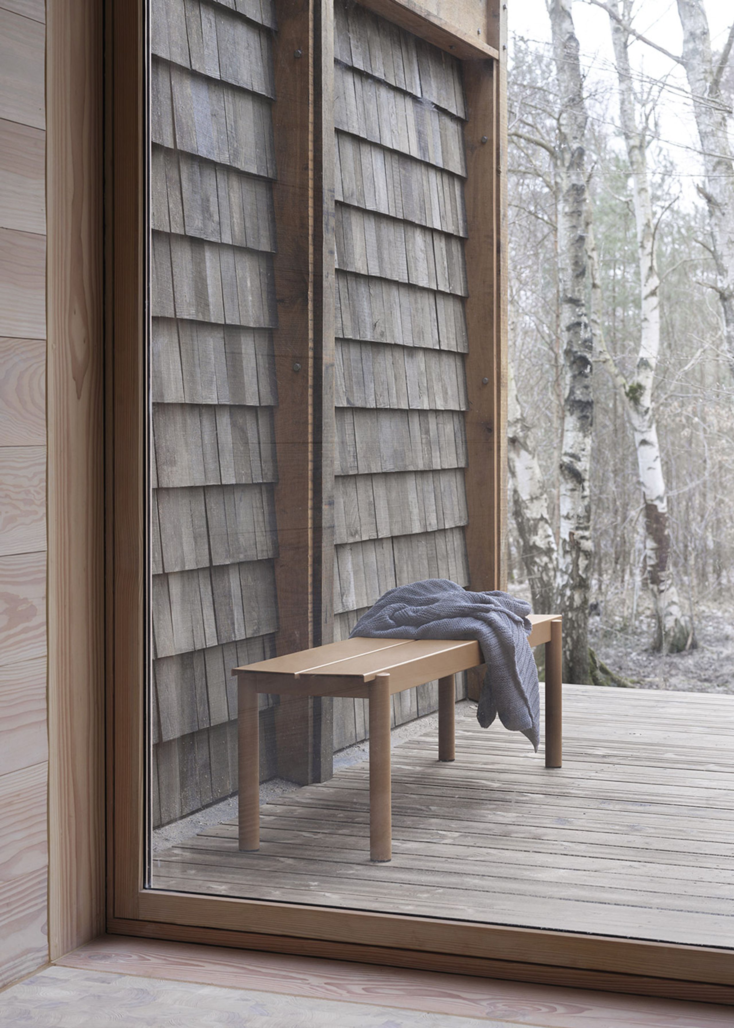 Muuto - Bank - Linear Steel Bench - Grey