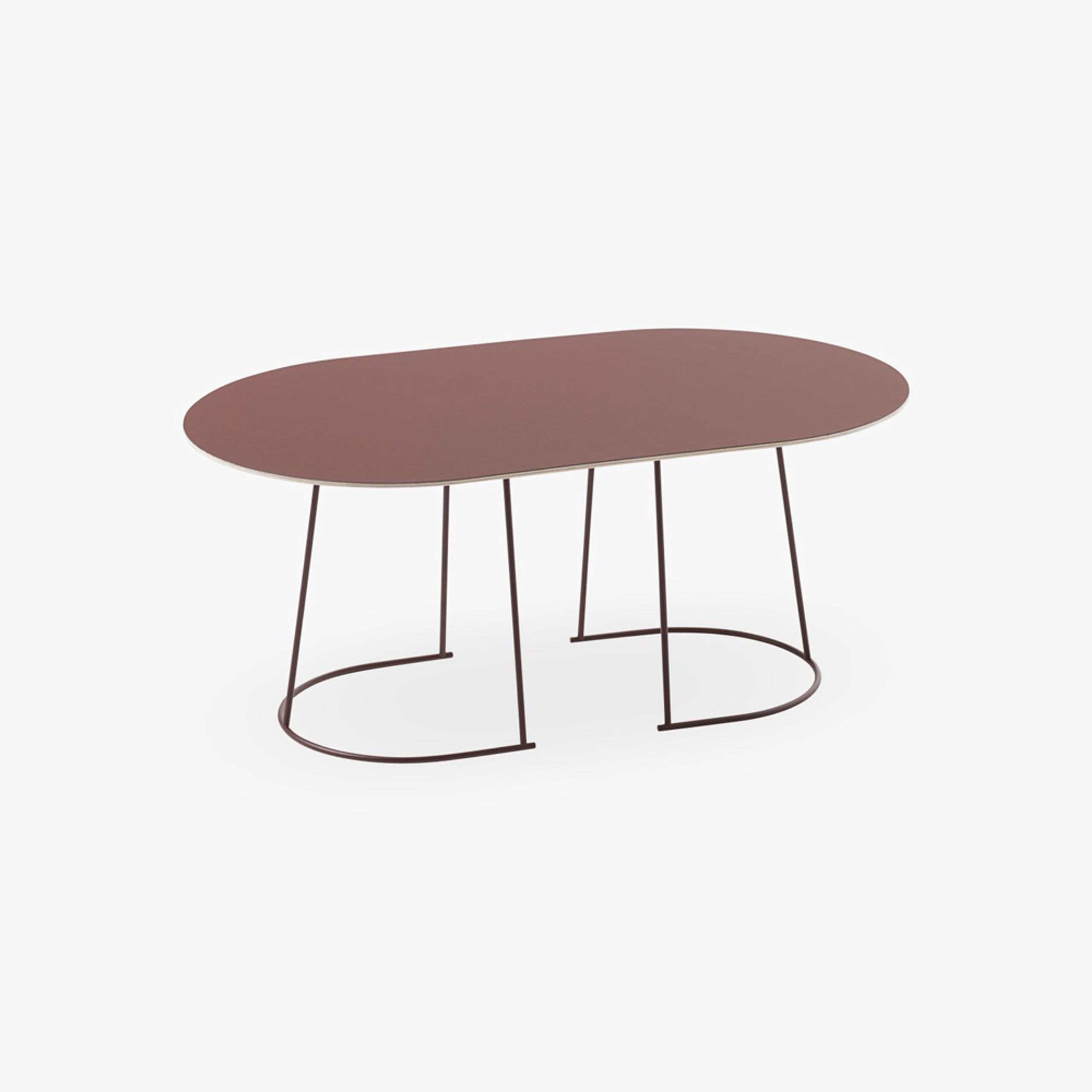 Muuto - Hallitus - Airy Coffee Table Medium - Plum