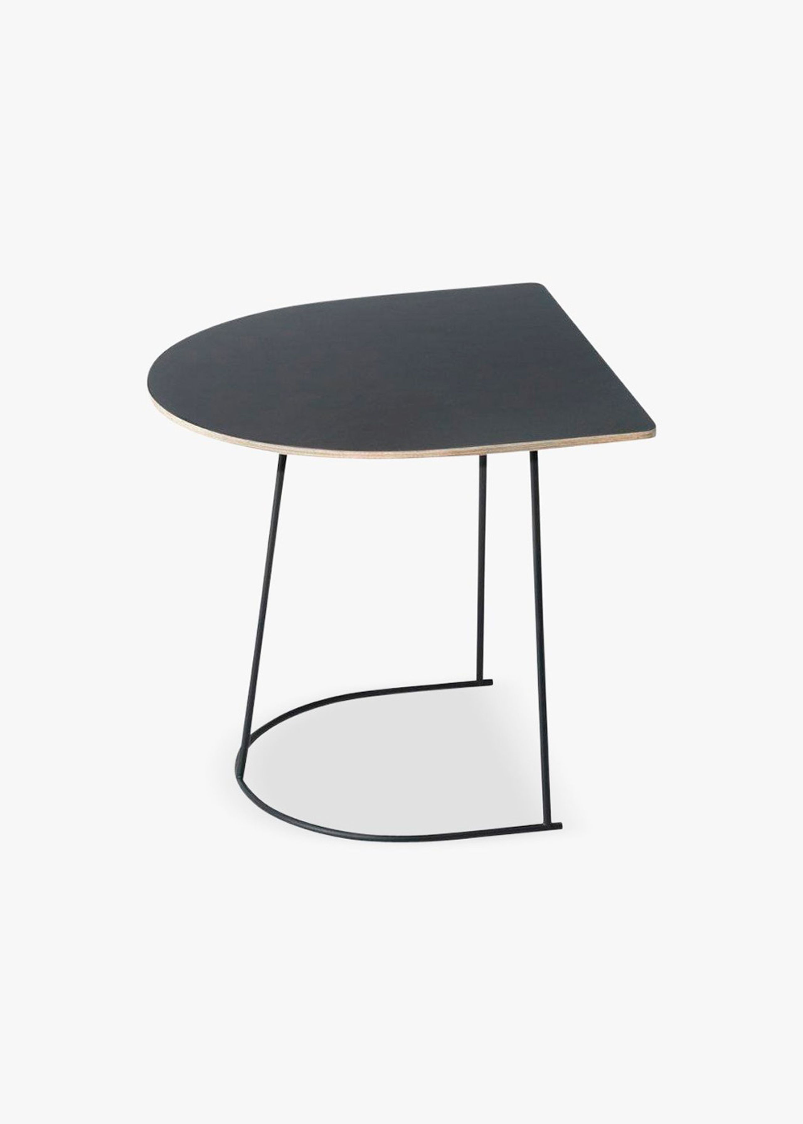 Muuto - Bord - Airy Coffee Halv Bord - Sort