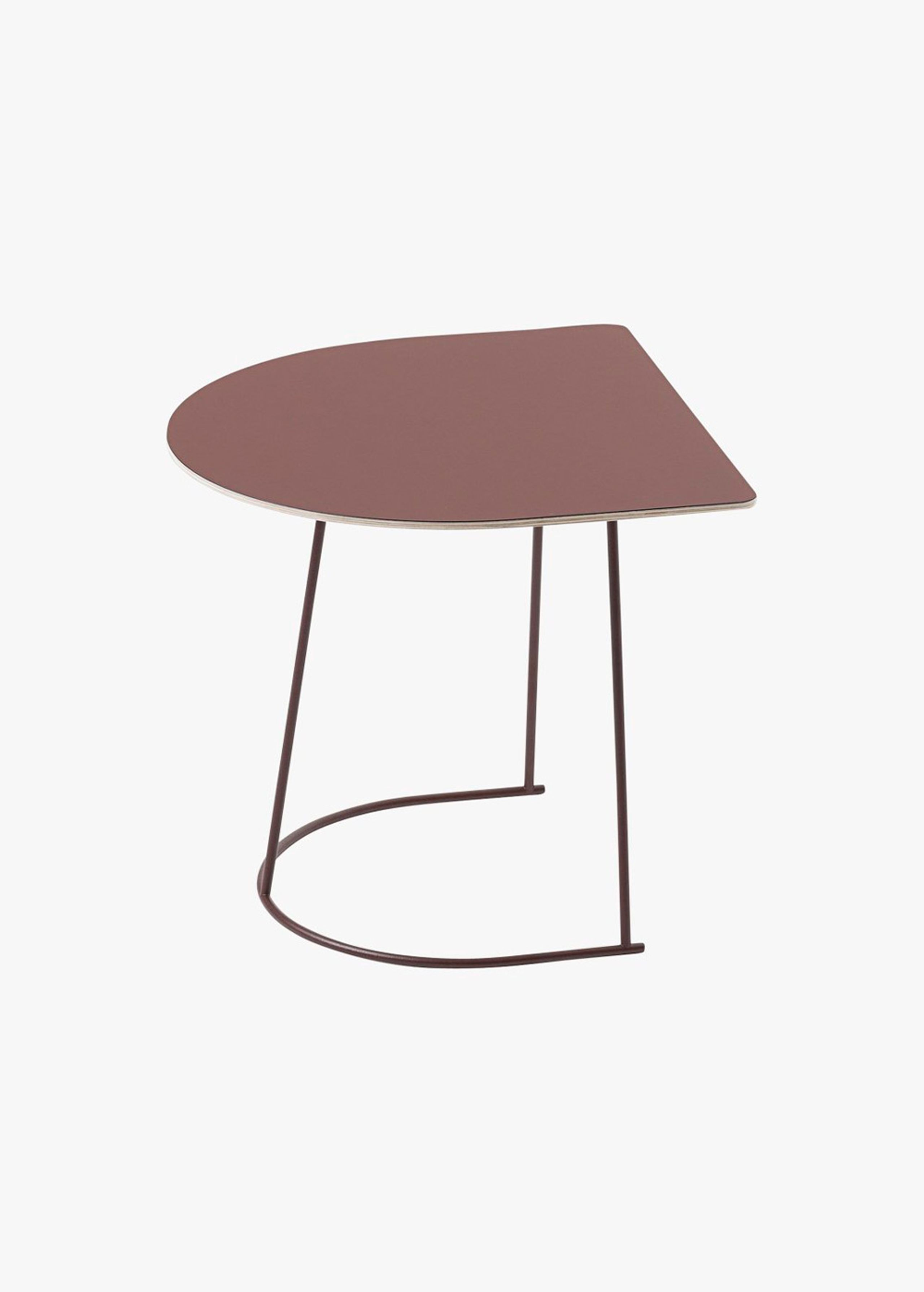 Muuto - Table - Airy Coffee Half Table - Plum