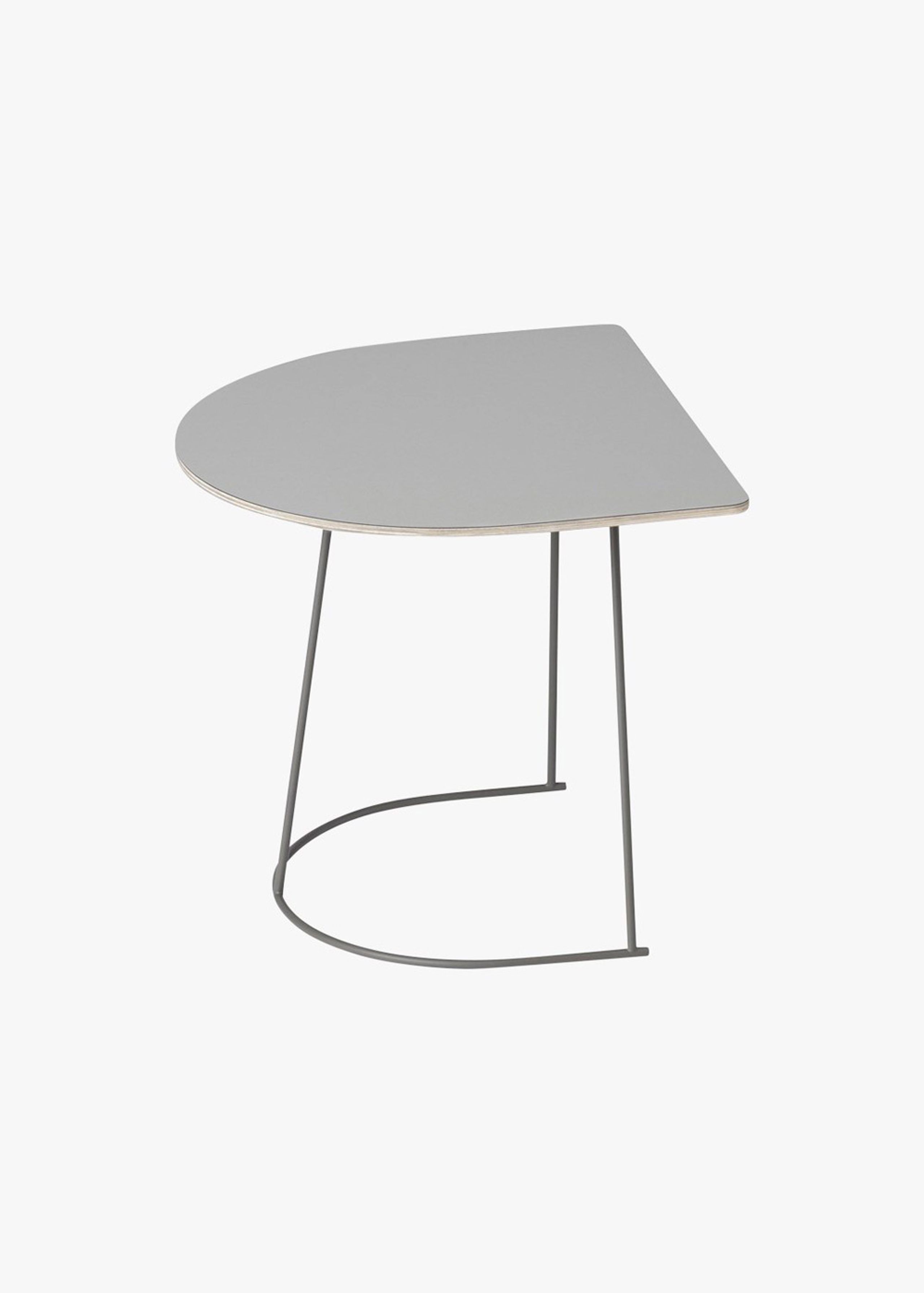Muuto - Tavolino da caffè - Airy Coffee Half Table - Grey