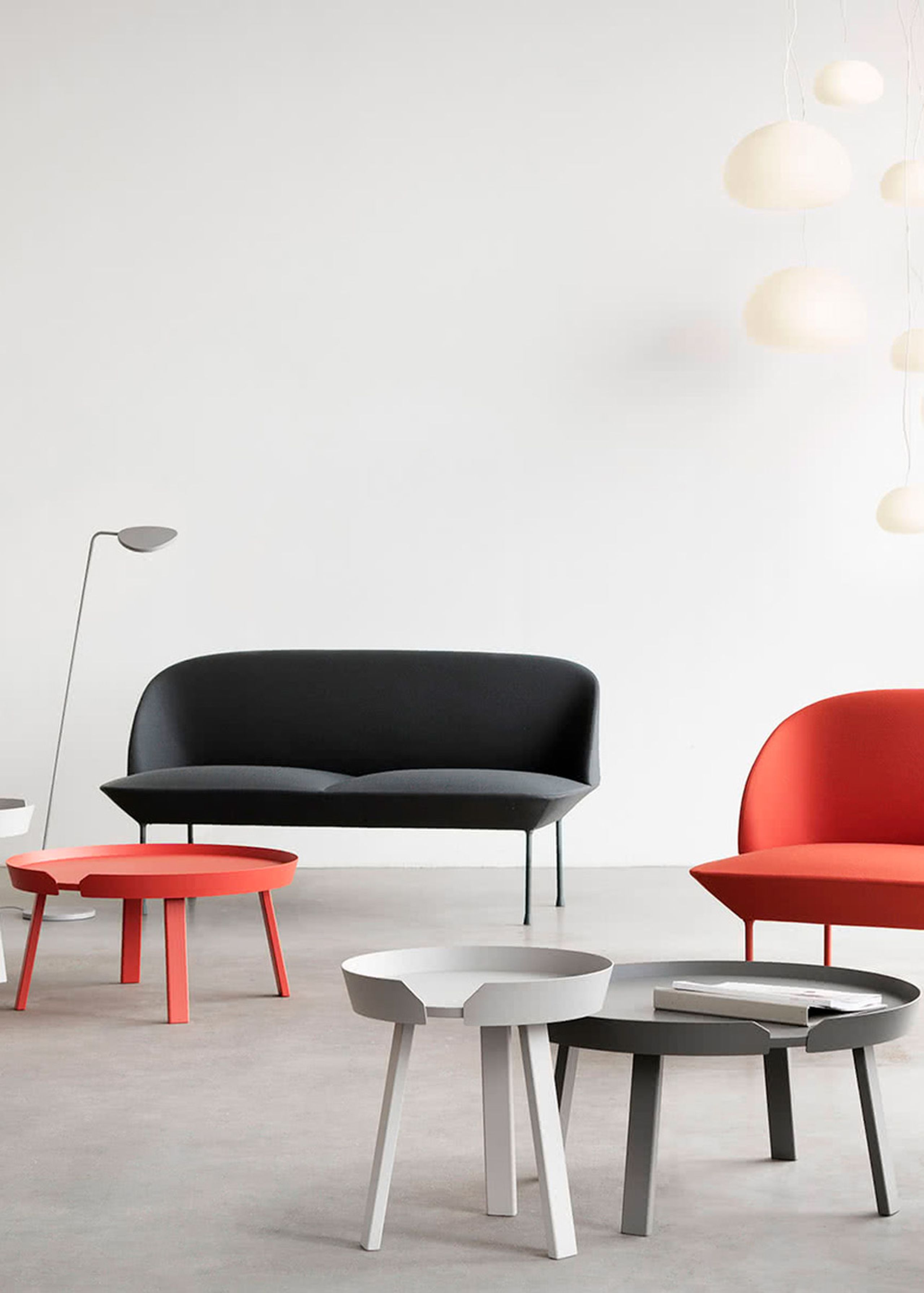 Muuto - Bord - Around Coffee Lille Bord - Hvid