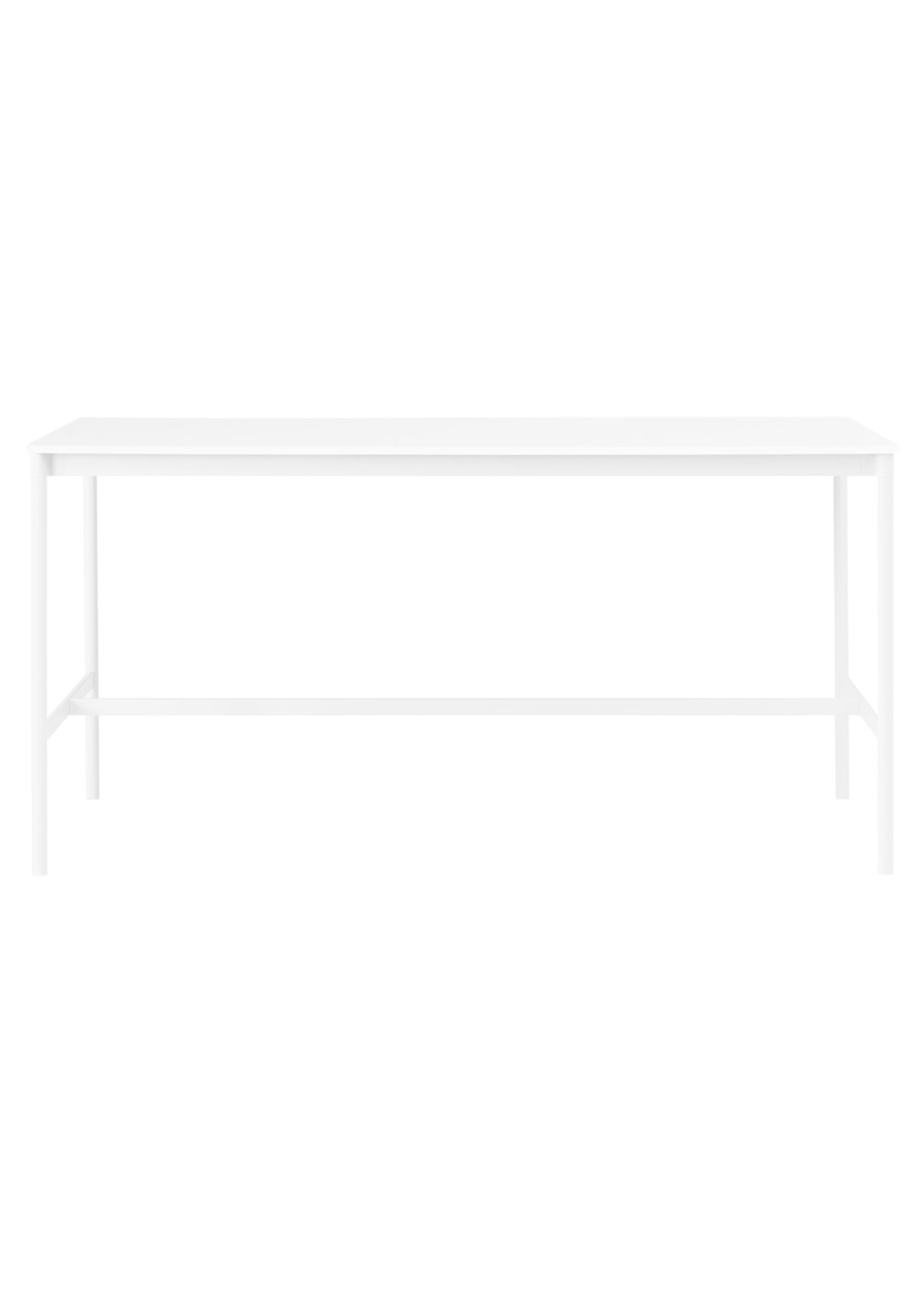 Muuto - Table - Base High Table - White/White Laminate/ABS