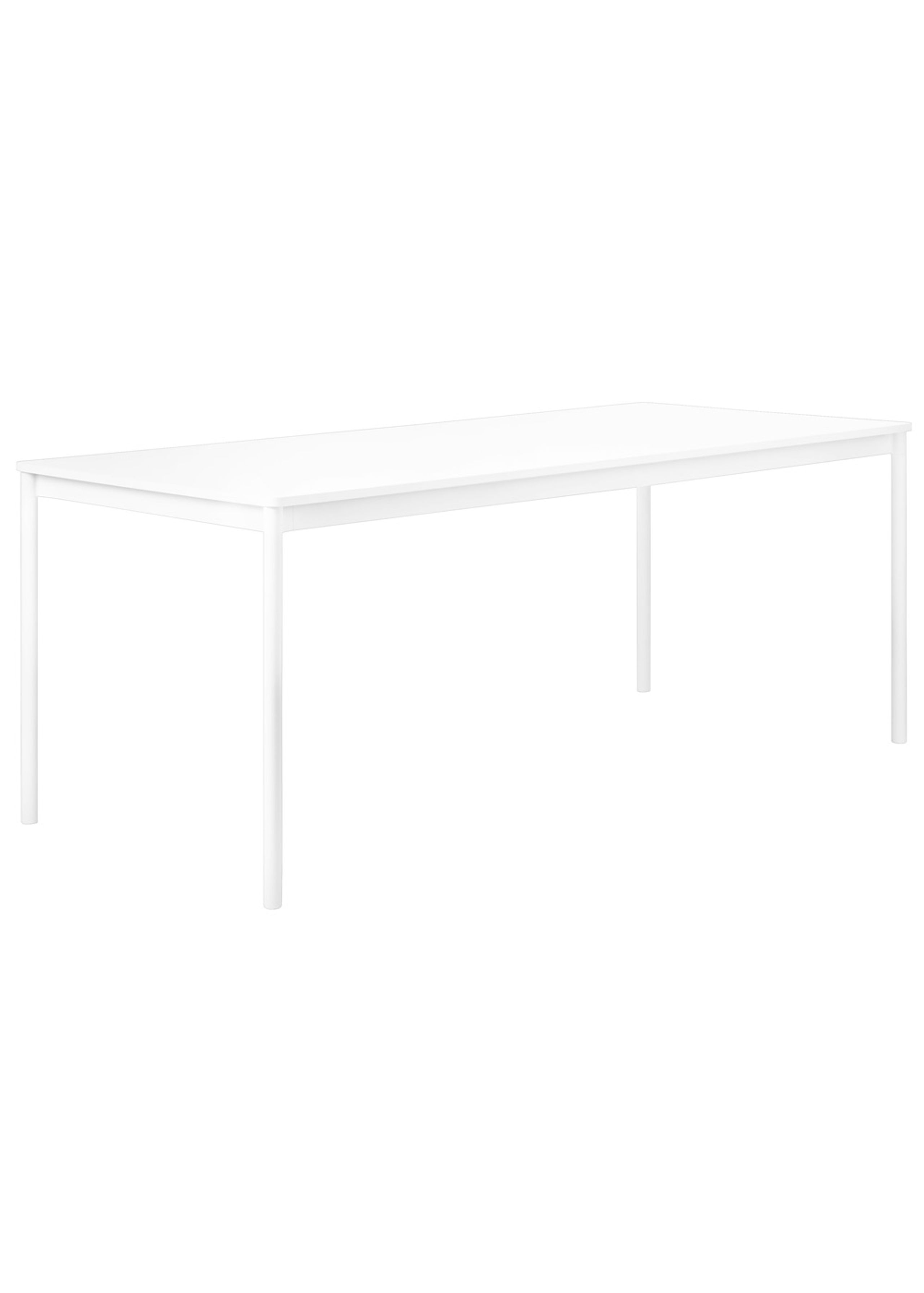 Muuto - Table - Base Table - White / White Laminate / ABS