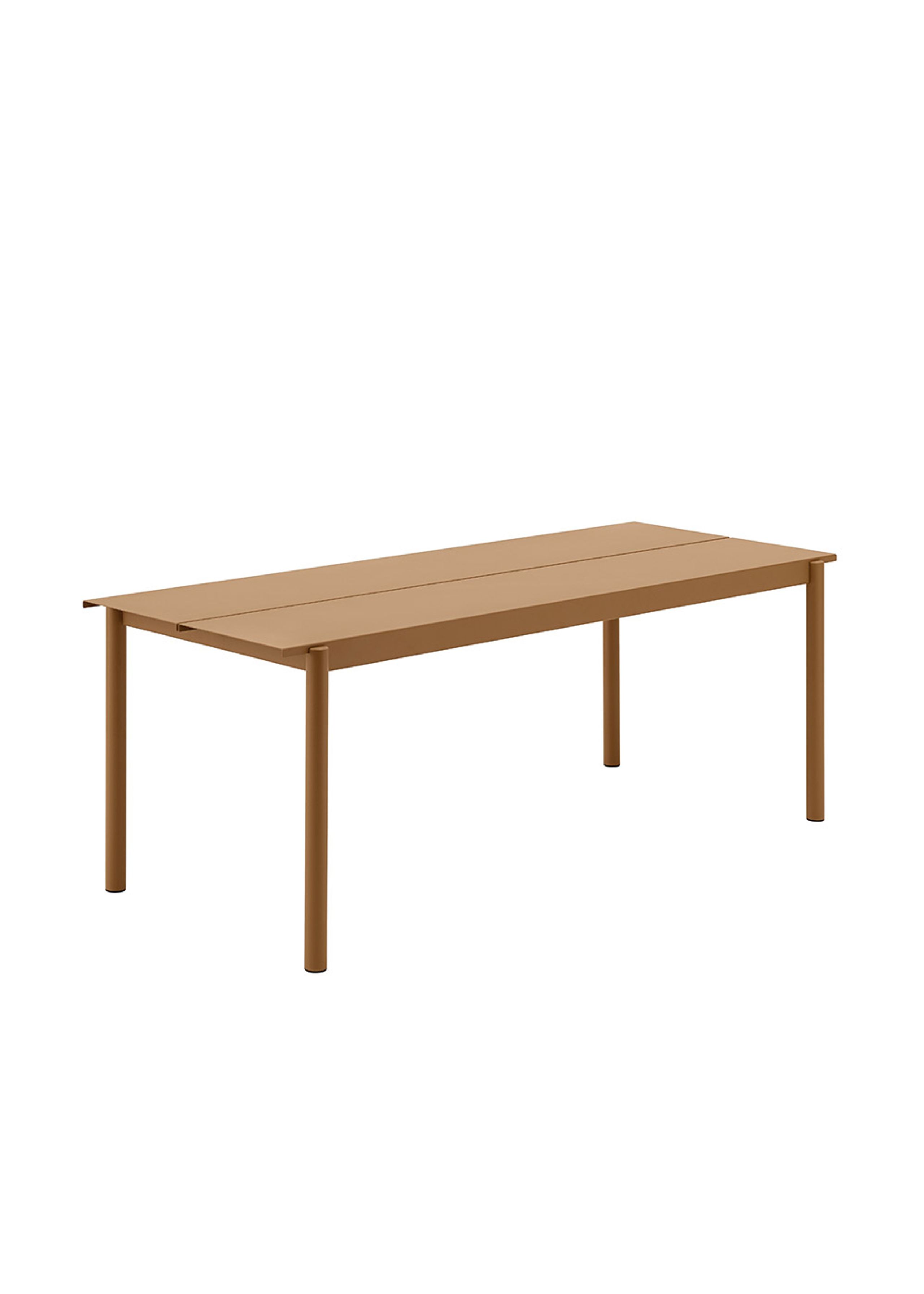 Muuto - Table - Linear Steel Table - Burnt Orange