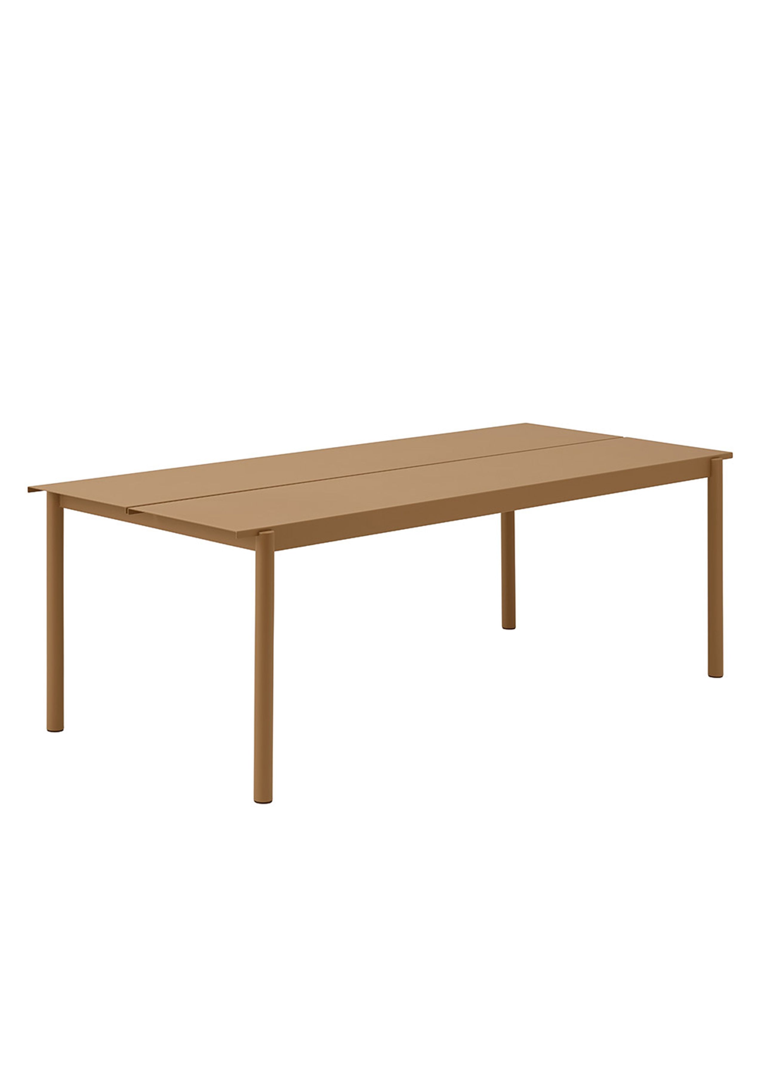 Muuto - Table - Linear Steel Table - Burnt Orange