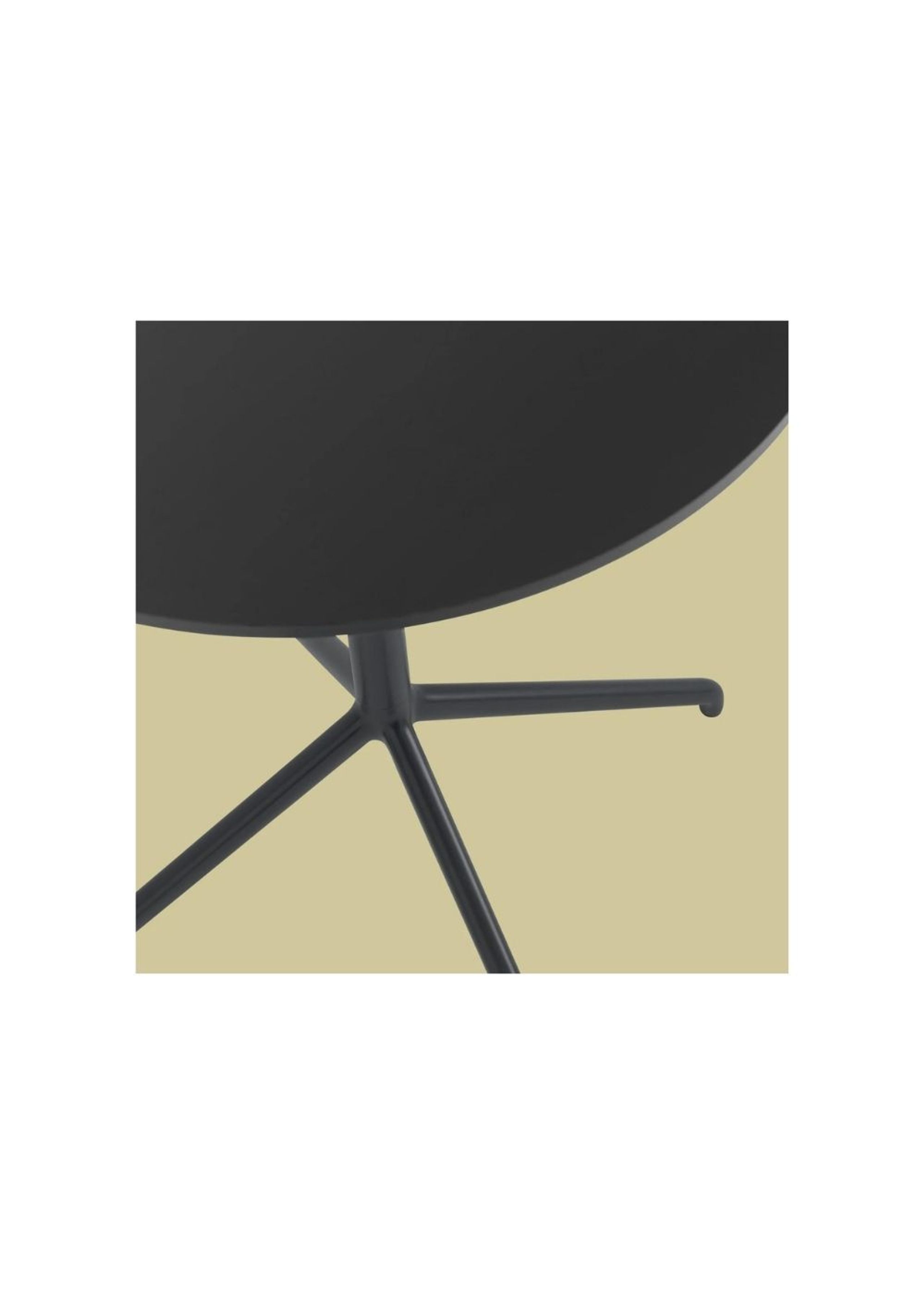 Muuto - Table - Still Cafe Table - Black Nanolaminate/White