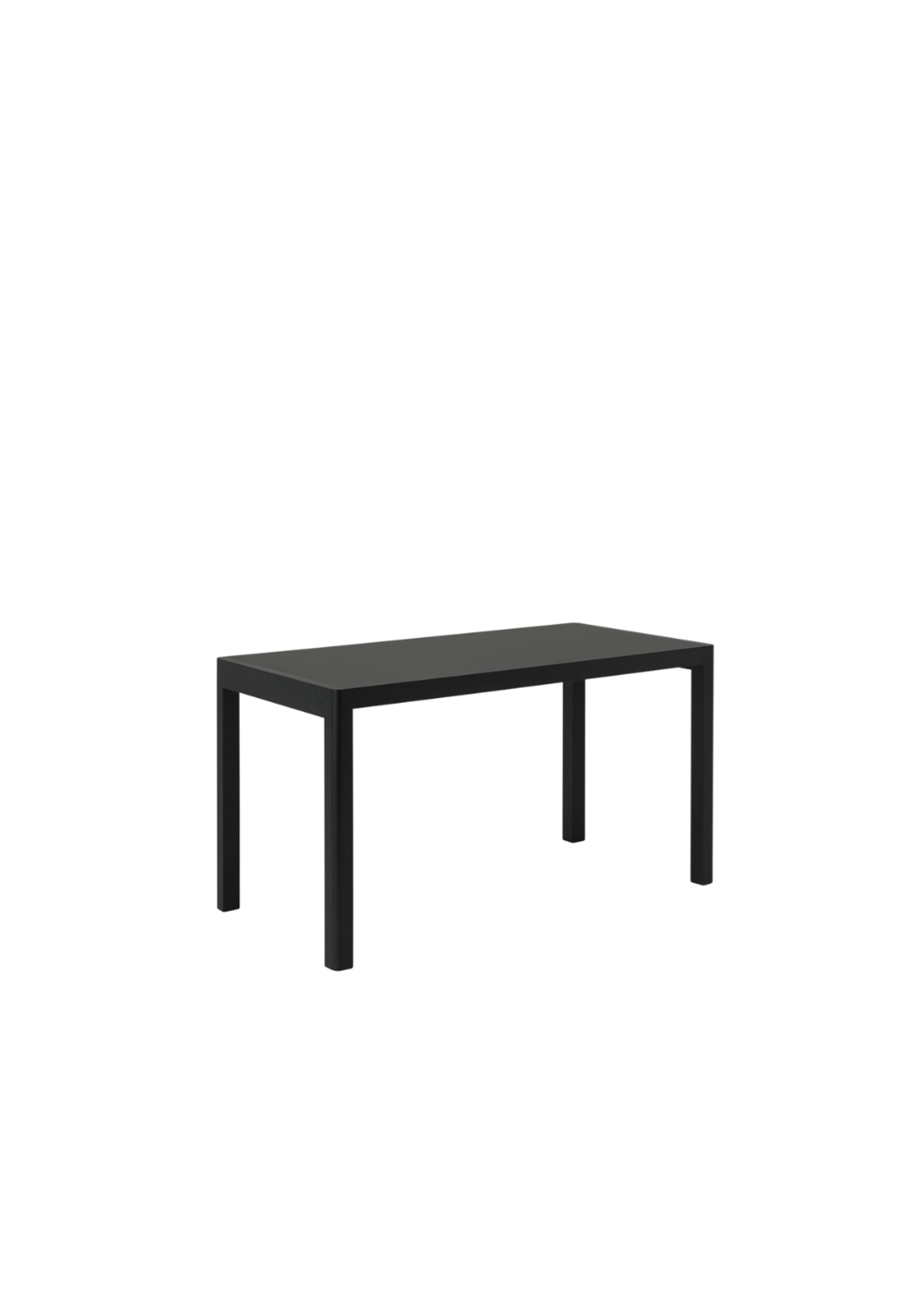 Muuto - Hallitus - Workshop Table - Muuto - Black Linoleum/Black - Small