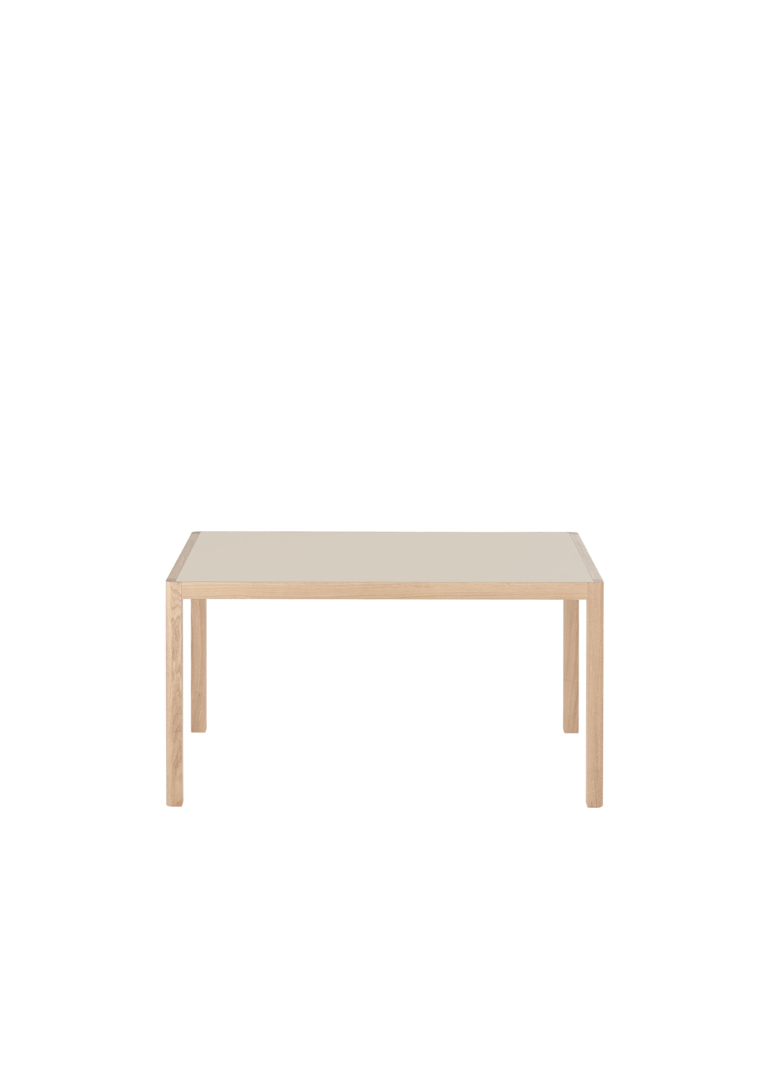 Muuto - Hallitus - Workshop Table - Muuto - Warm Grey Linoleum/Oak - Medium