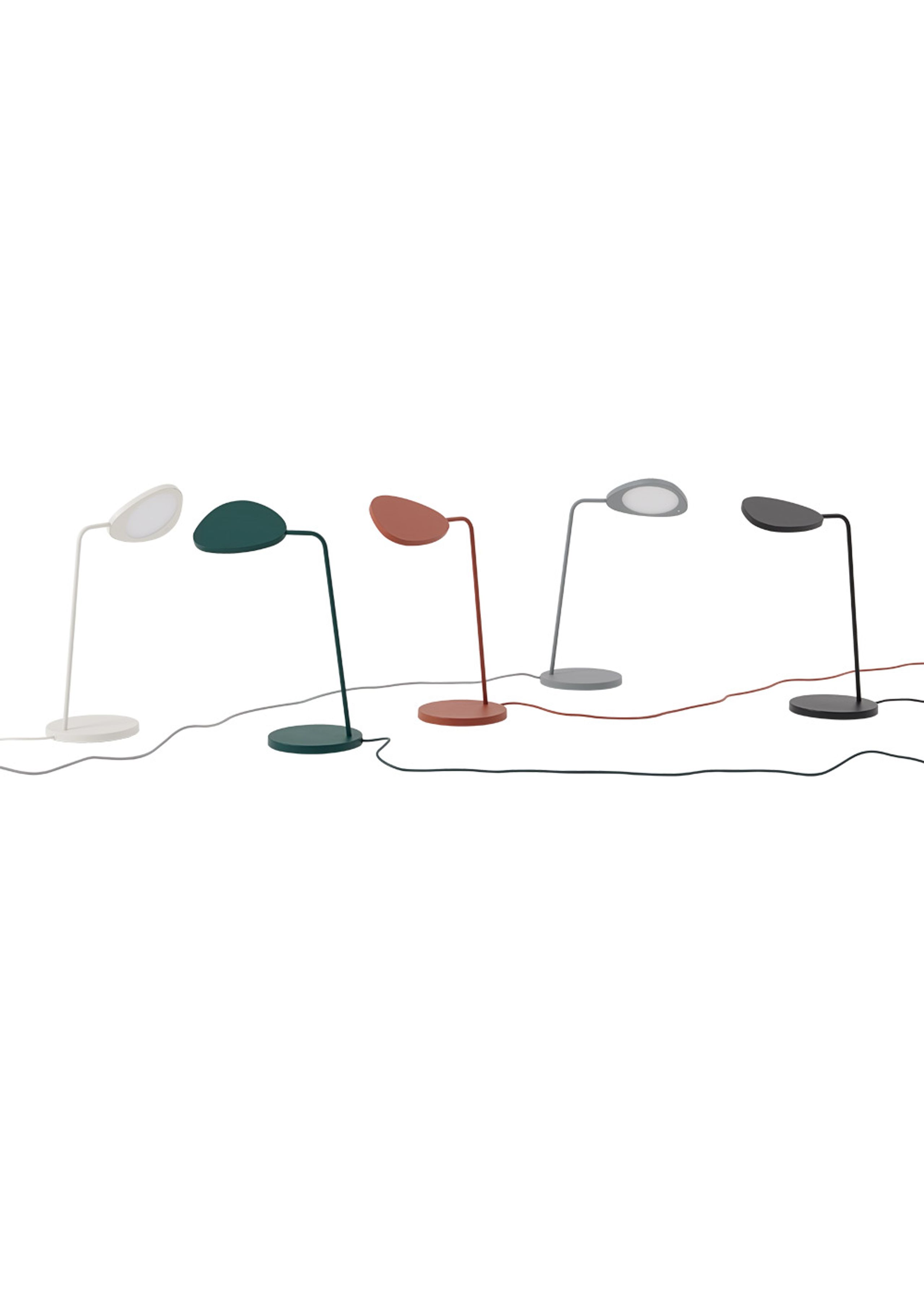 Muuto - Tischlampe - Leaf Tablelamp - Dark Green