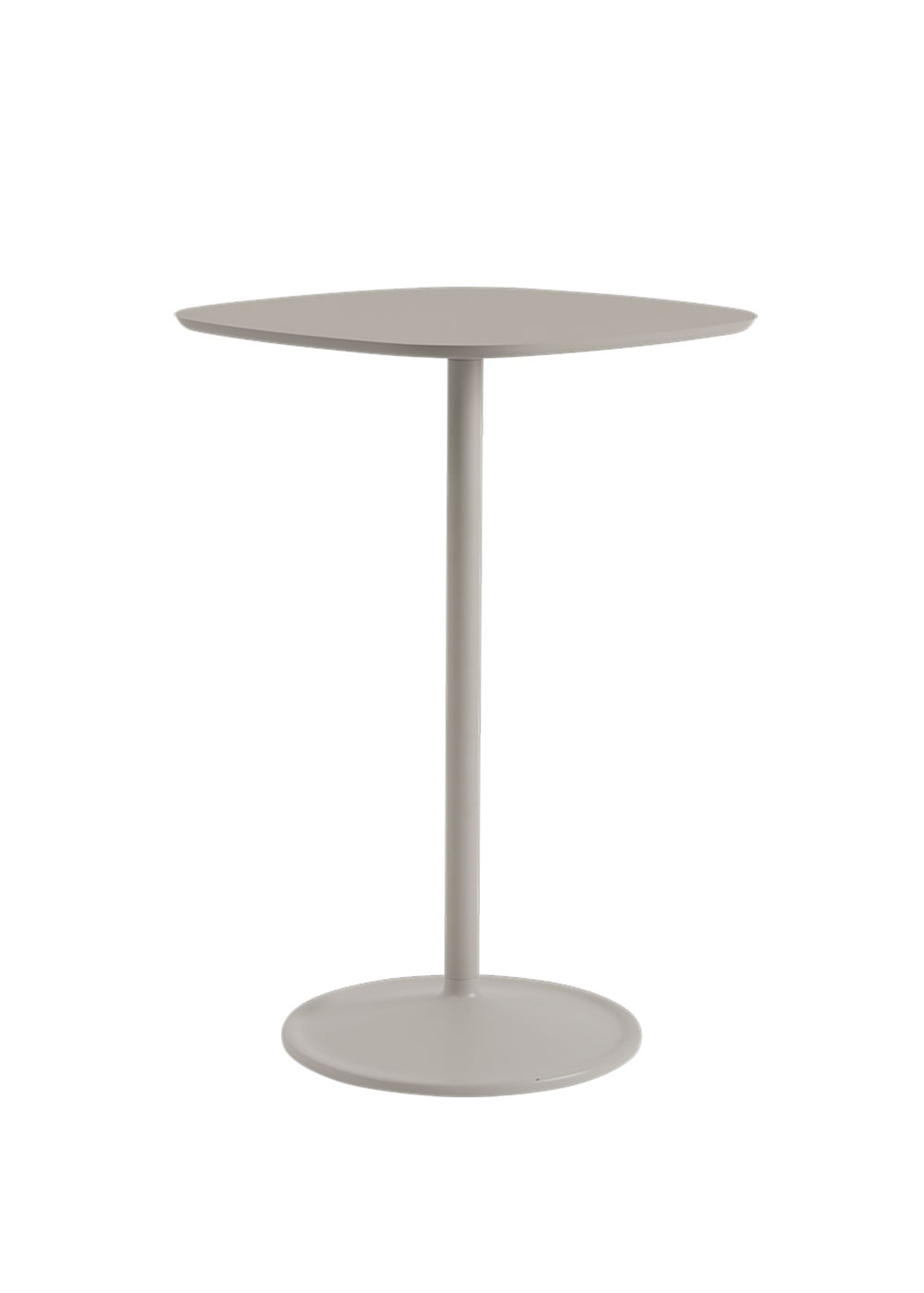 Muuto - Cafe-table - Soft Café Table - Grey Linoleum/Grey