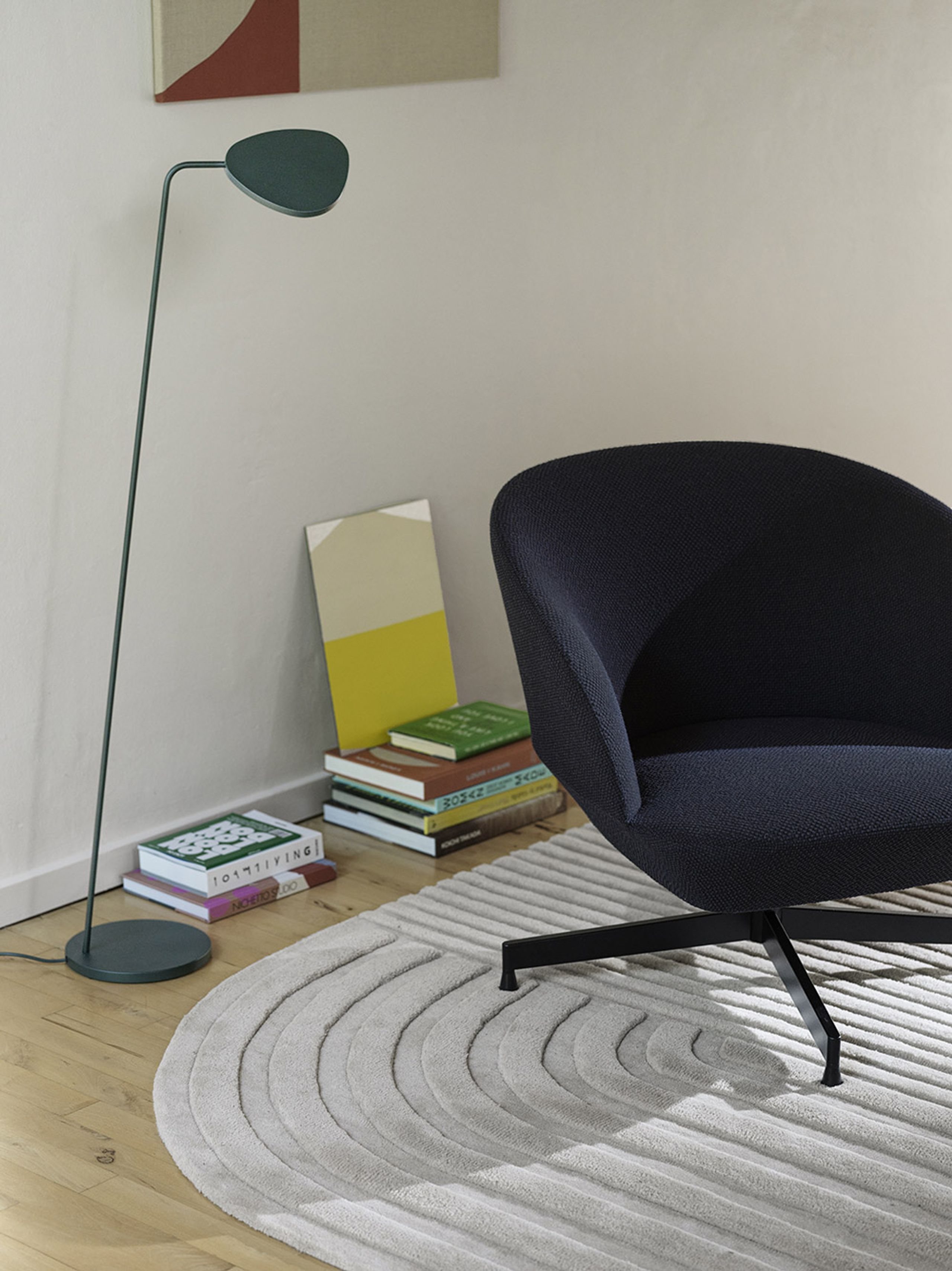 Muuto - Gulvtæppe - Relevo Rug - Dark Green